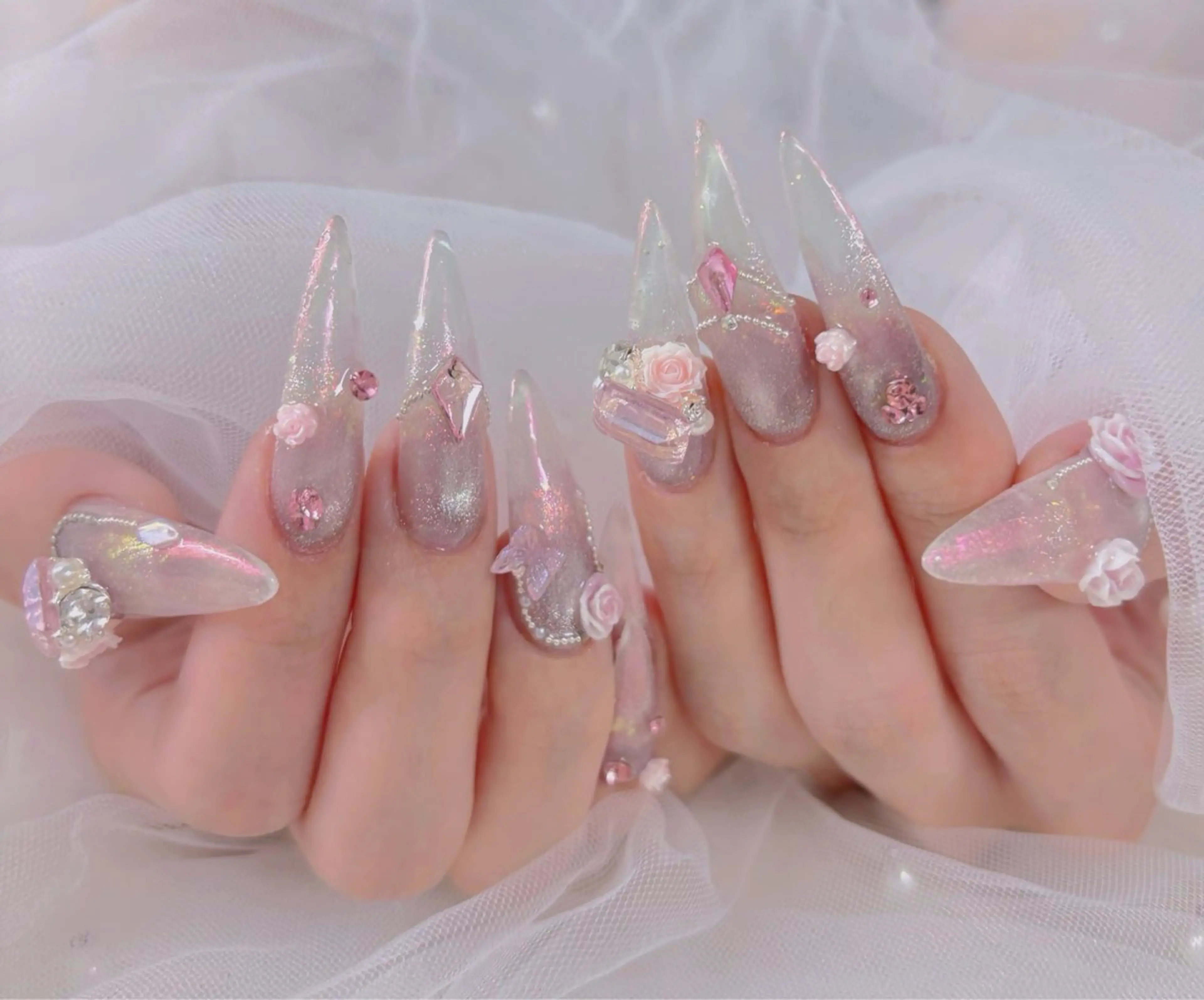 【チップ長さだし】持ち込みデザイン10本アート🎨の写真