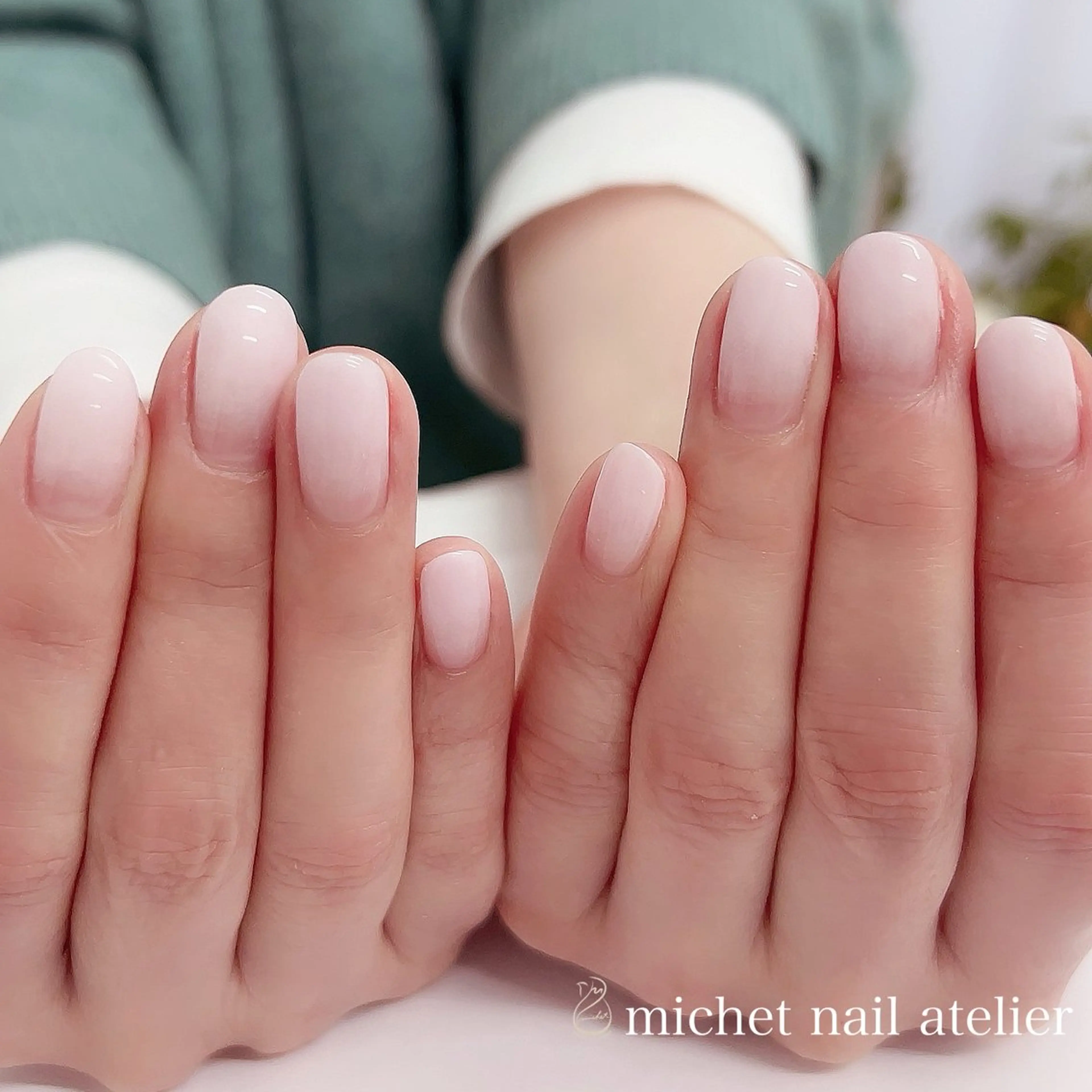 ネイル 桜ネイル ジェルネイル グラデーション ピンク シンプルネイル ハンドネイル h. rikaのネイルデザイン