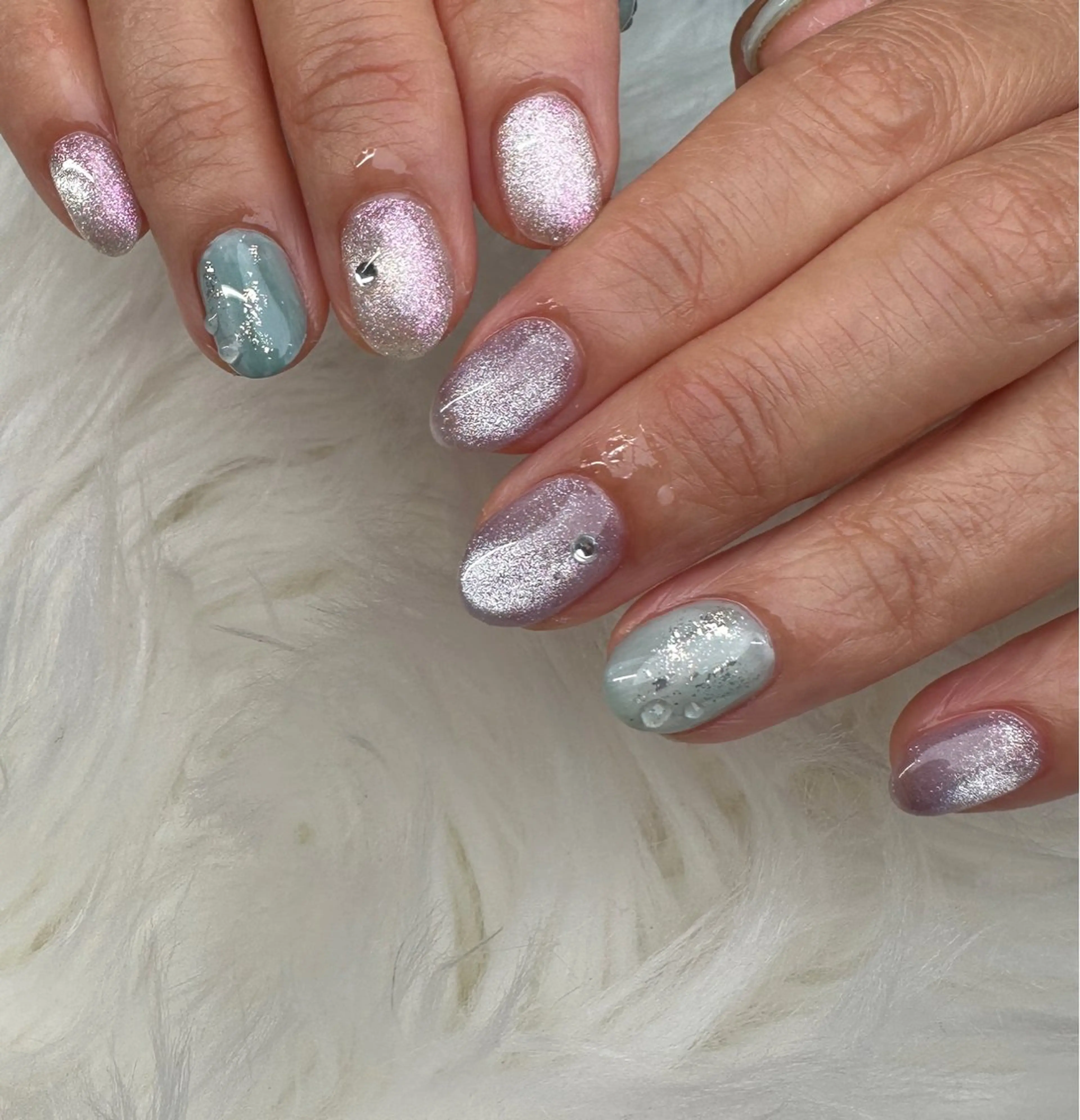 ネイル マグネットネイル ハンドネイル Nail ameria megu所属・ameria meguのネイルデザイン