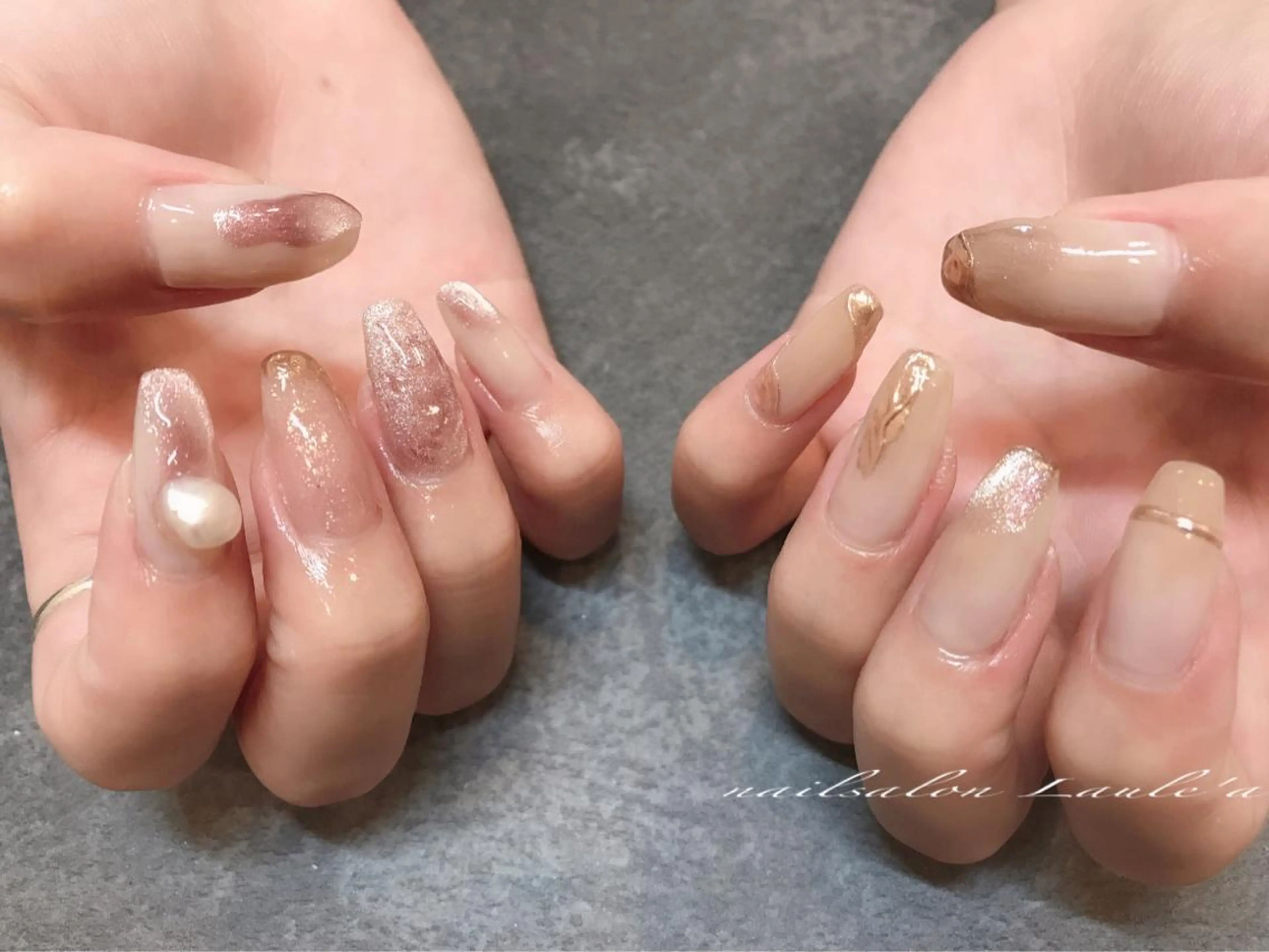 ネイル ハンドネイル nailsalon Laule'aのネイルデザイン