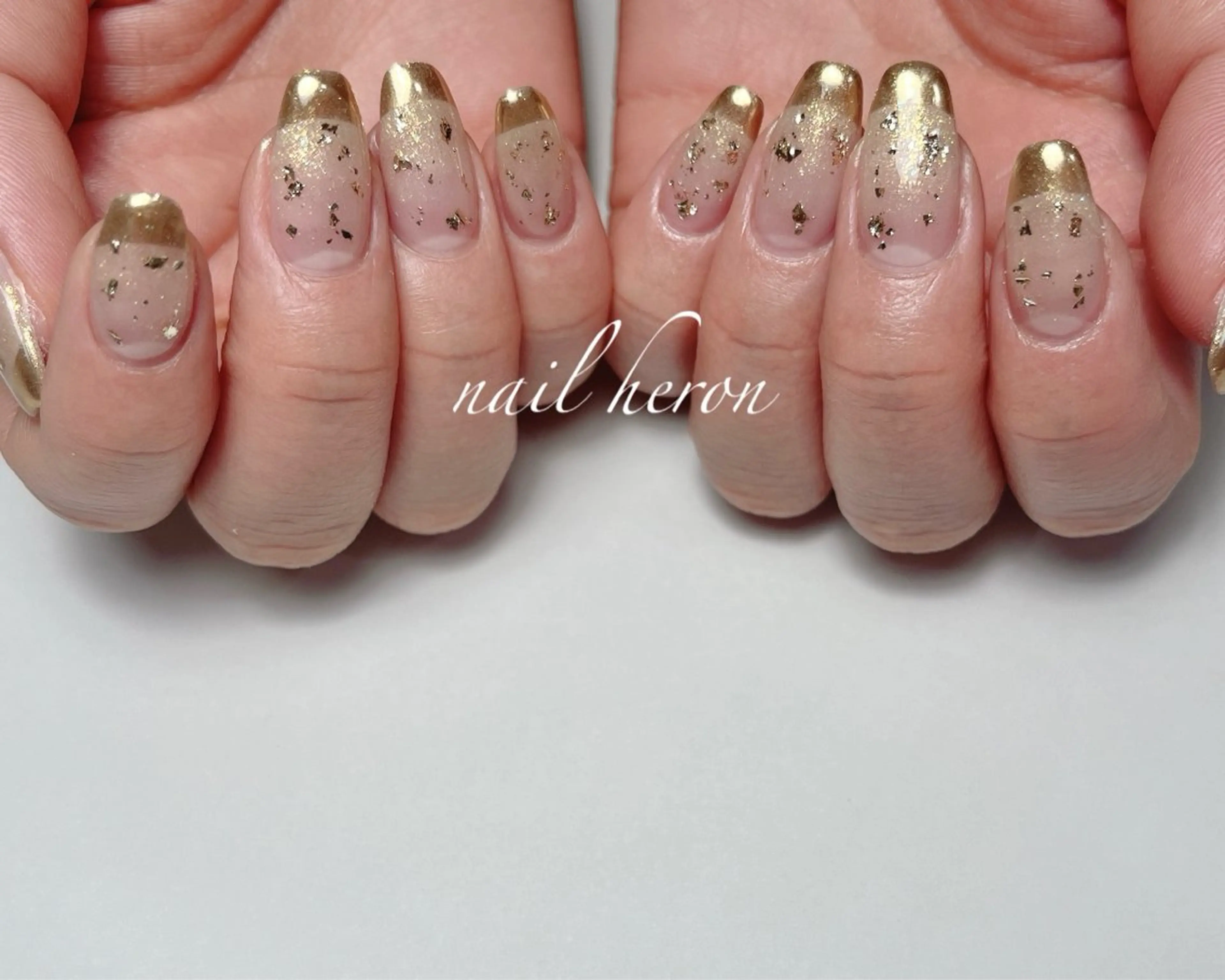 ネイル ゴールド ハンドネイル nail heron所属・saki_ nail heronのその他イメージ