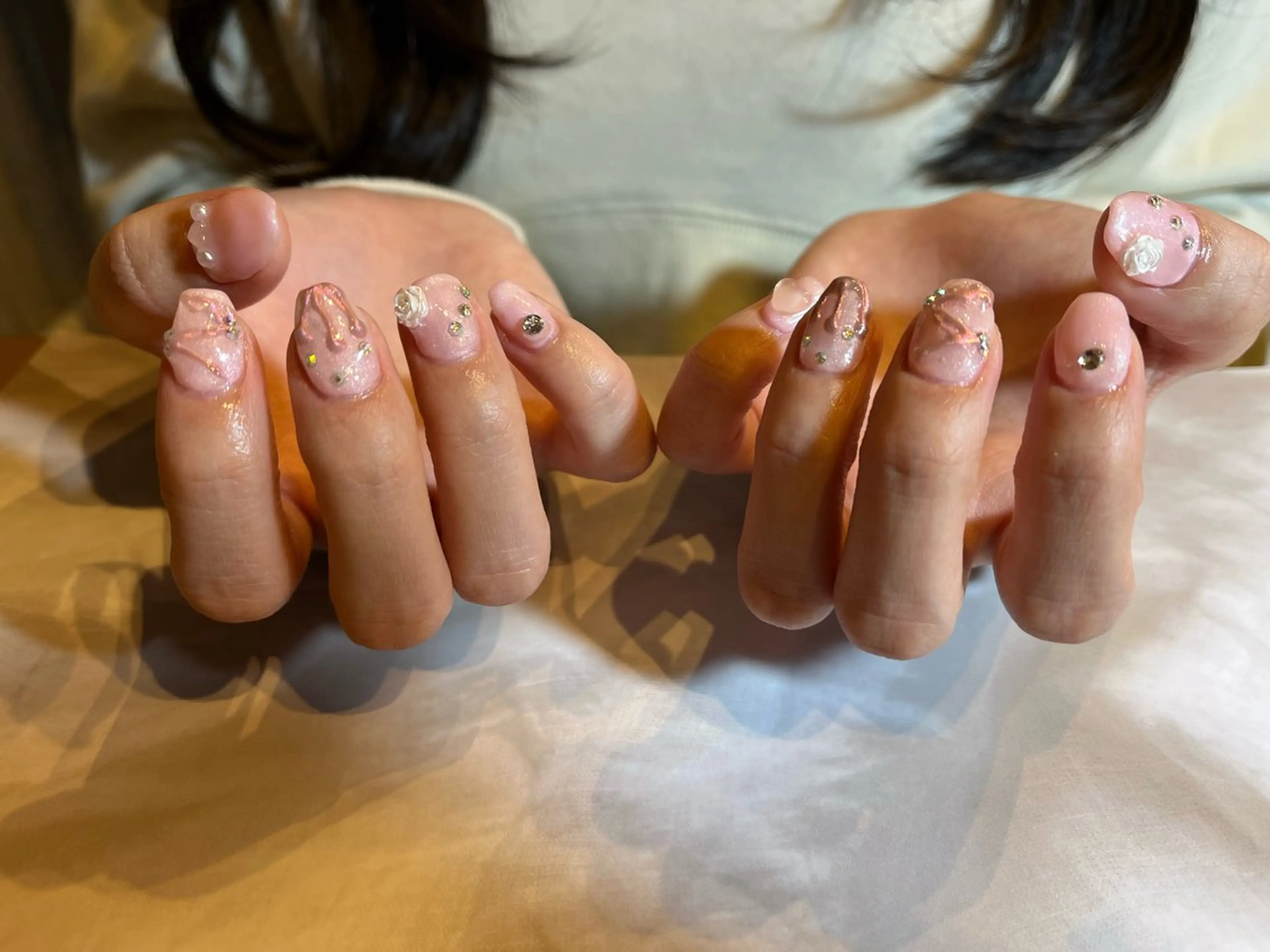 ネイル ハンドネイル ビューティーサロン プチフルールのネイルデザイン