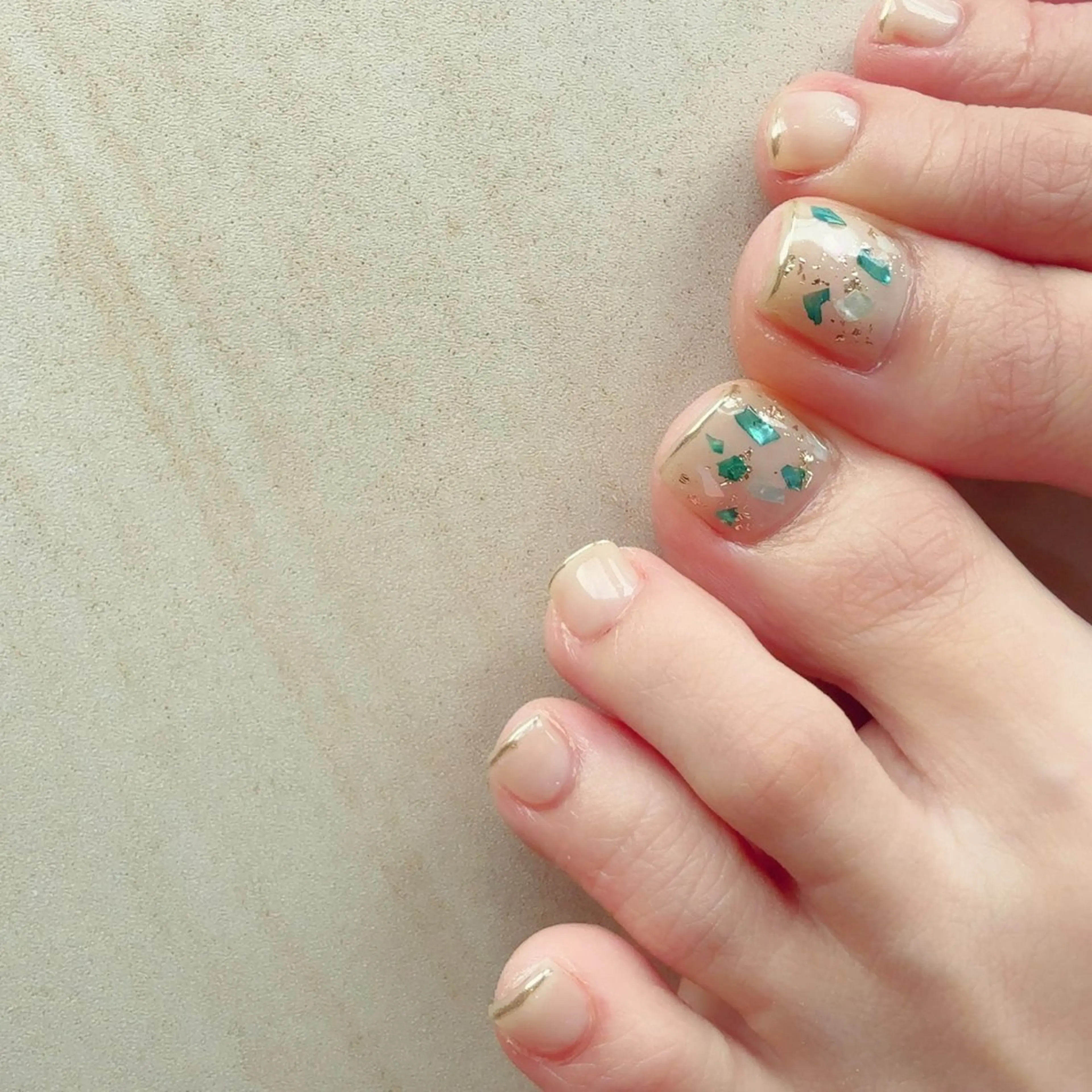 持ち込みデザイン(親指アート)の写真