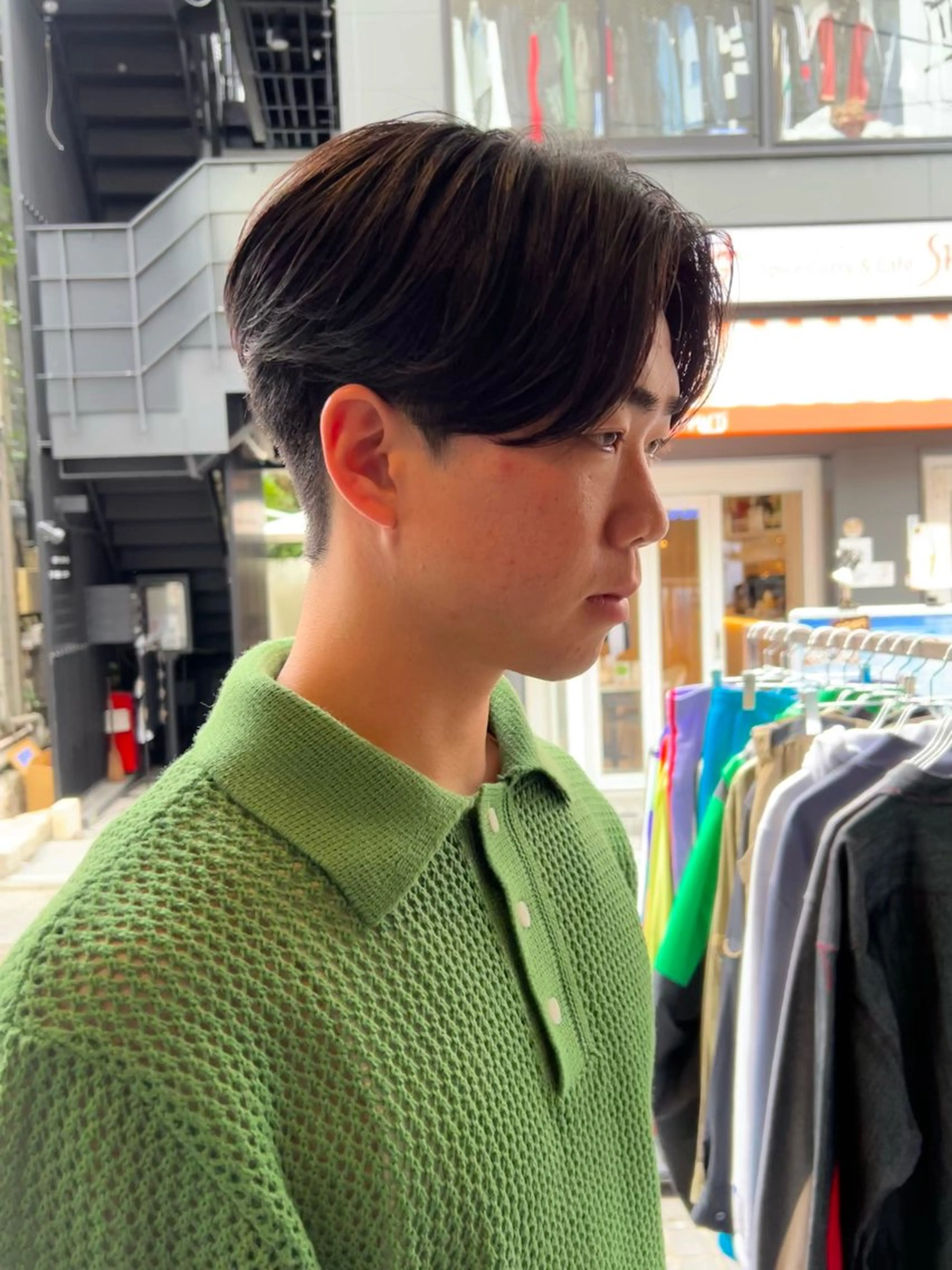 メンズ 糟谷 慈英のヘアスタイル