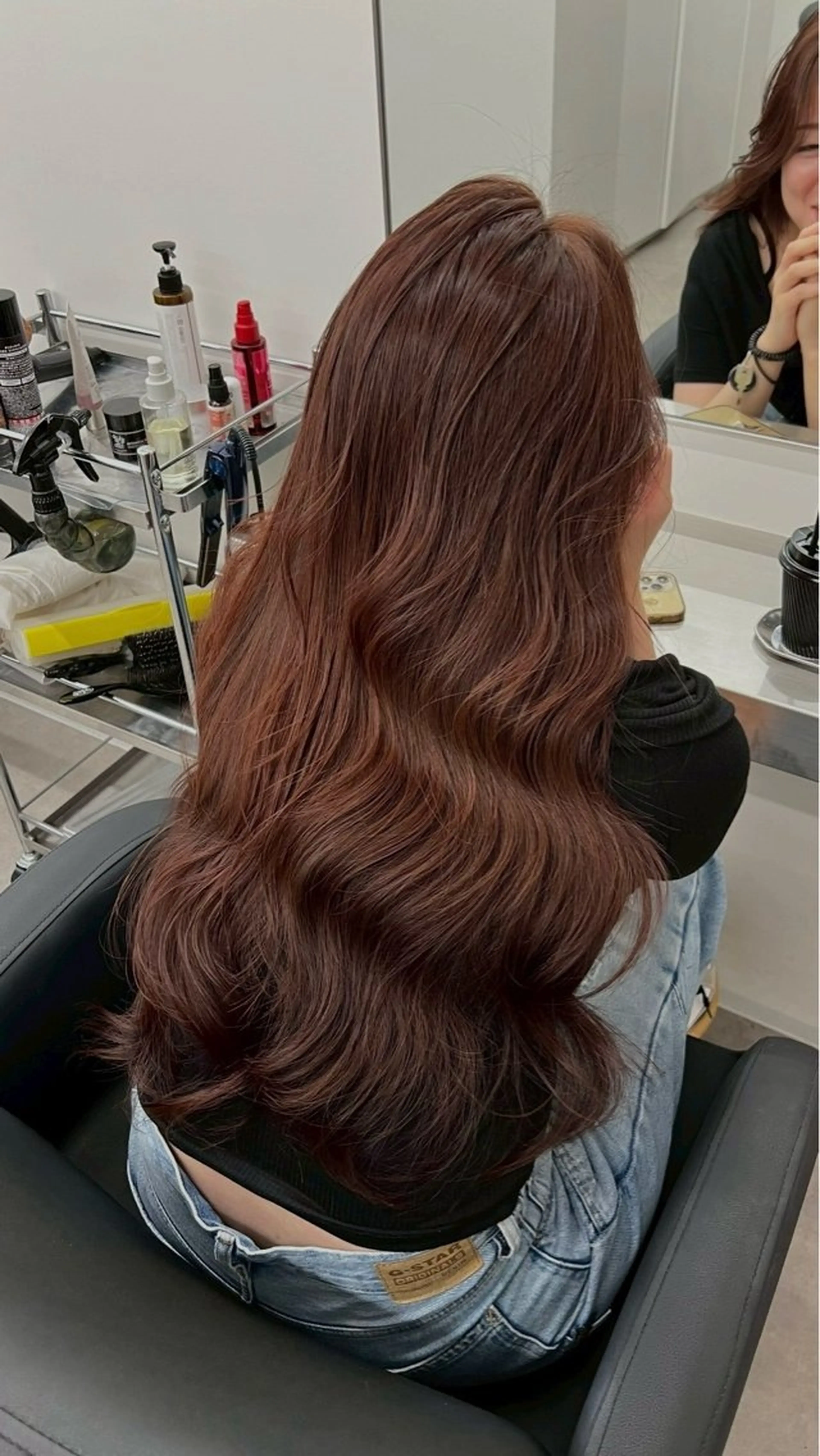 ロング ヘアカラー トリートメント 似合わせカラー /エクステKarinのヘアスタイル