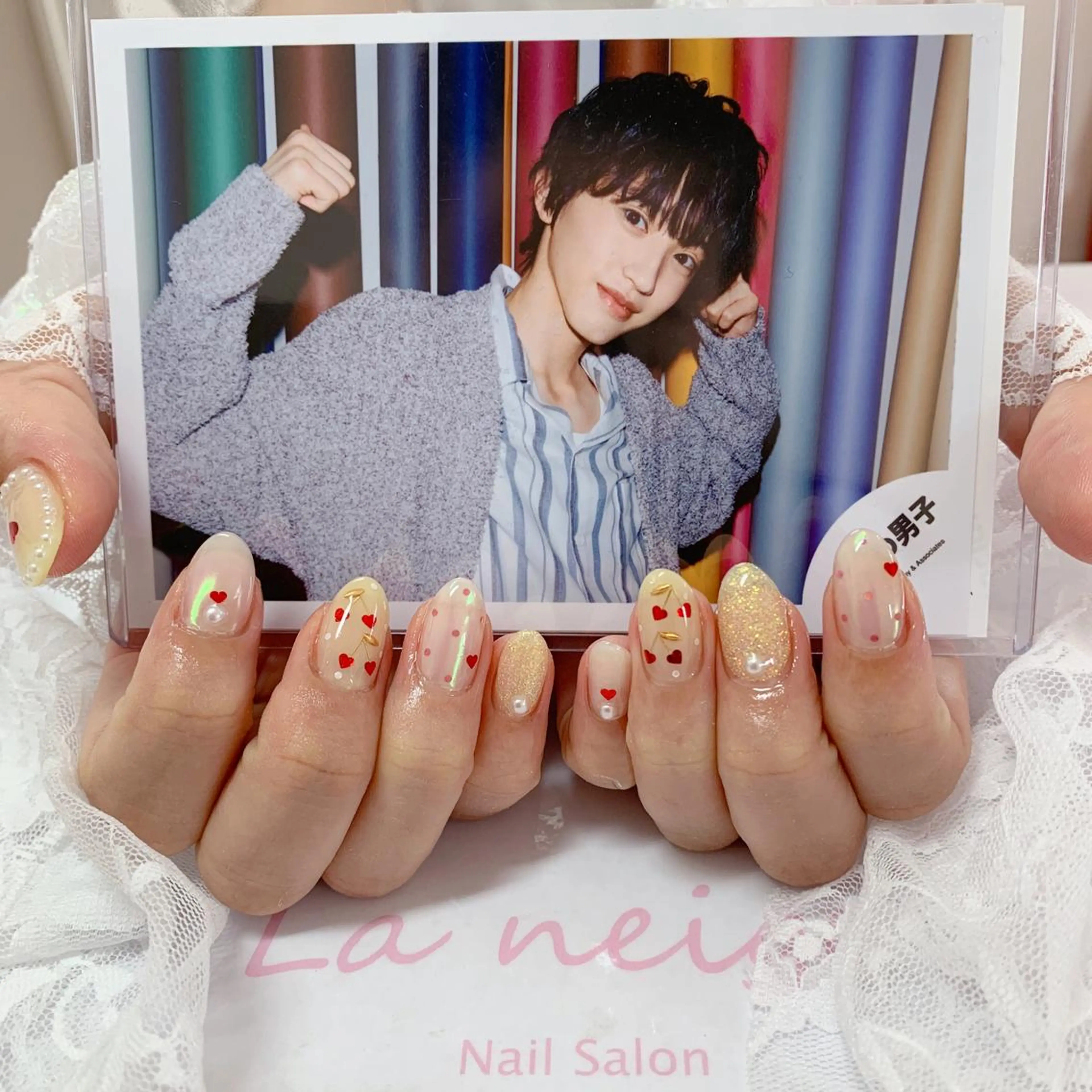 ネイル ハンドネイル La neige* yuki 🥯🍑のネイルデザイン