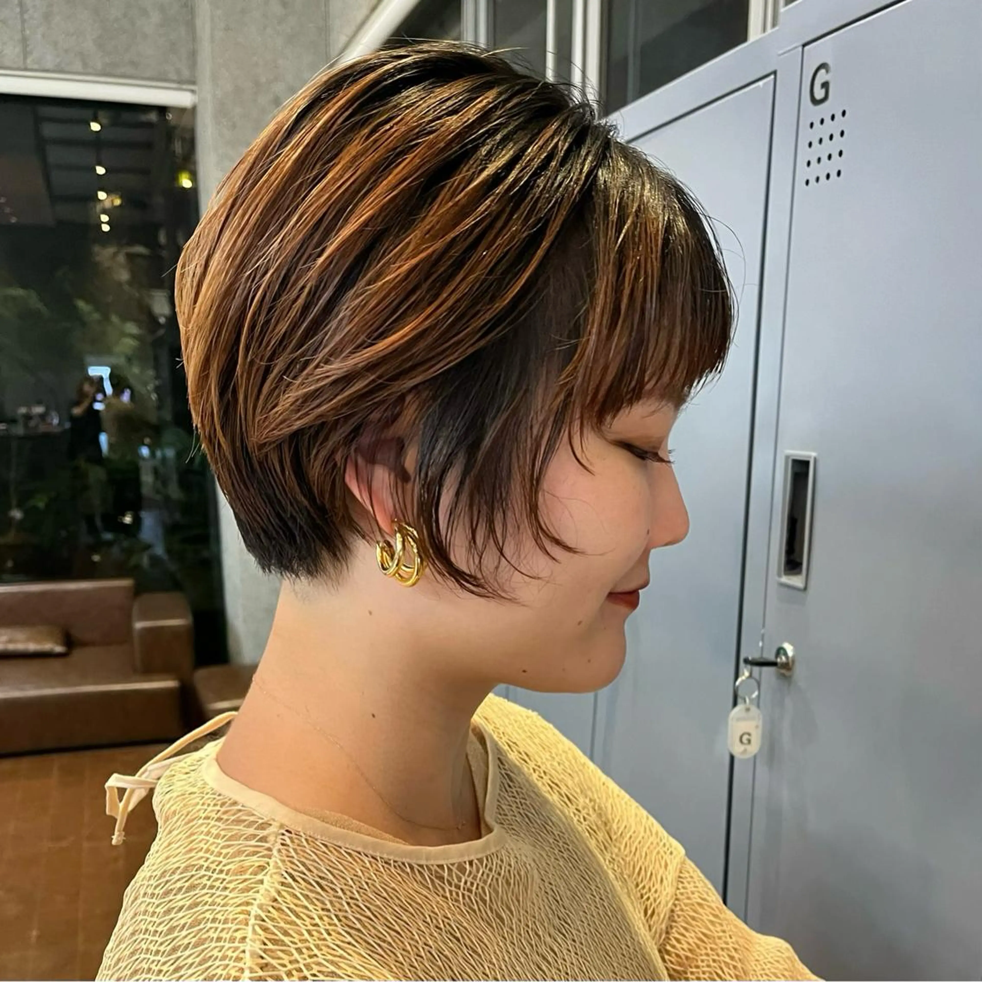 ショート カラー ヘアアレンジ ベリーショート くせ毛 ショートヘア ボブハイトーン🦖 デザインMAMIのヘアスタイル