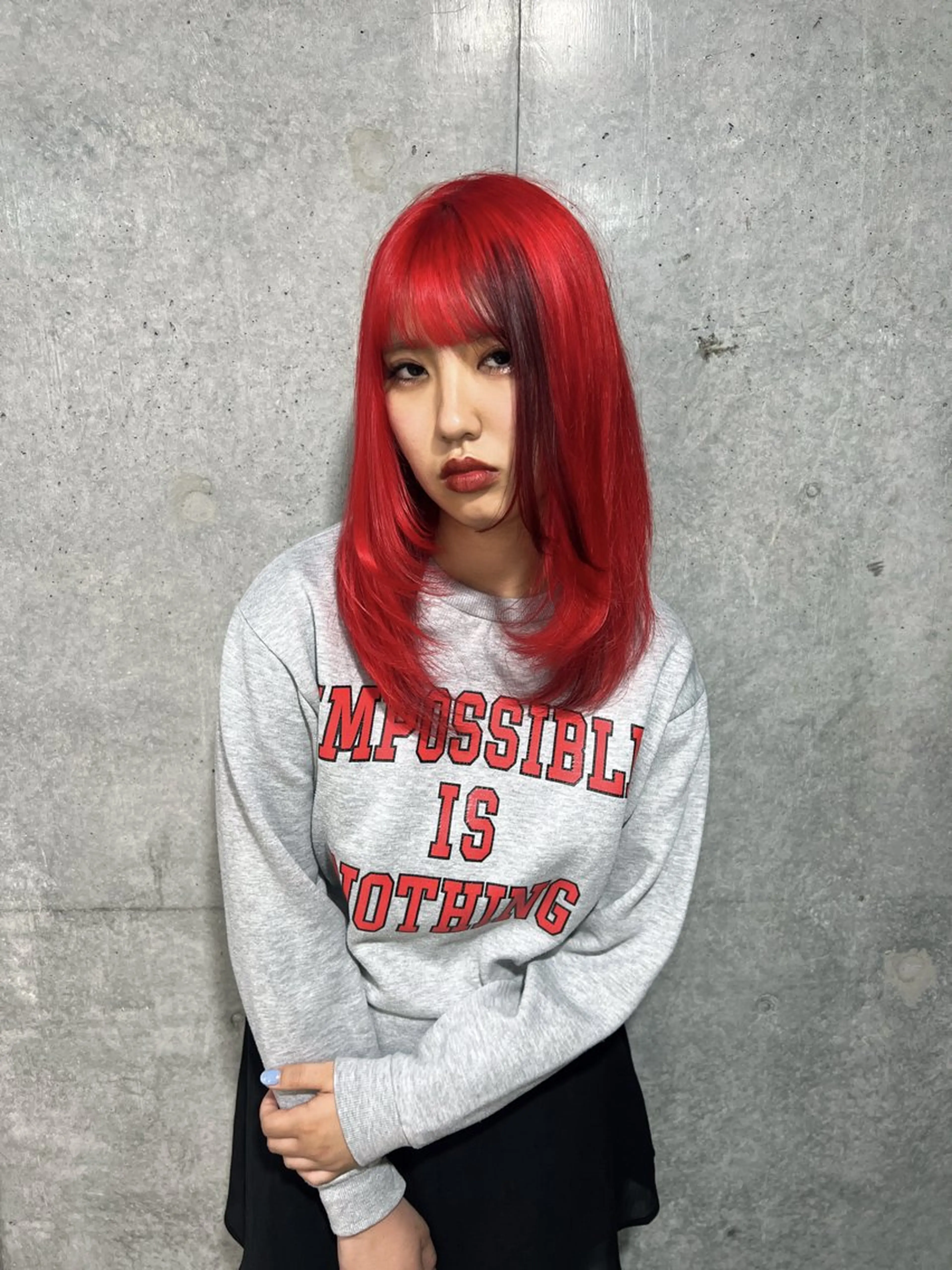 カラー ヘアカラー はなえ/ブリーチ/複 雑履歴修正のヘアスタイル