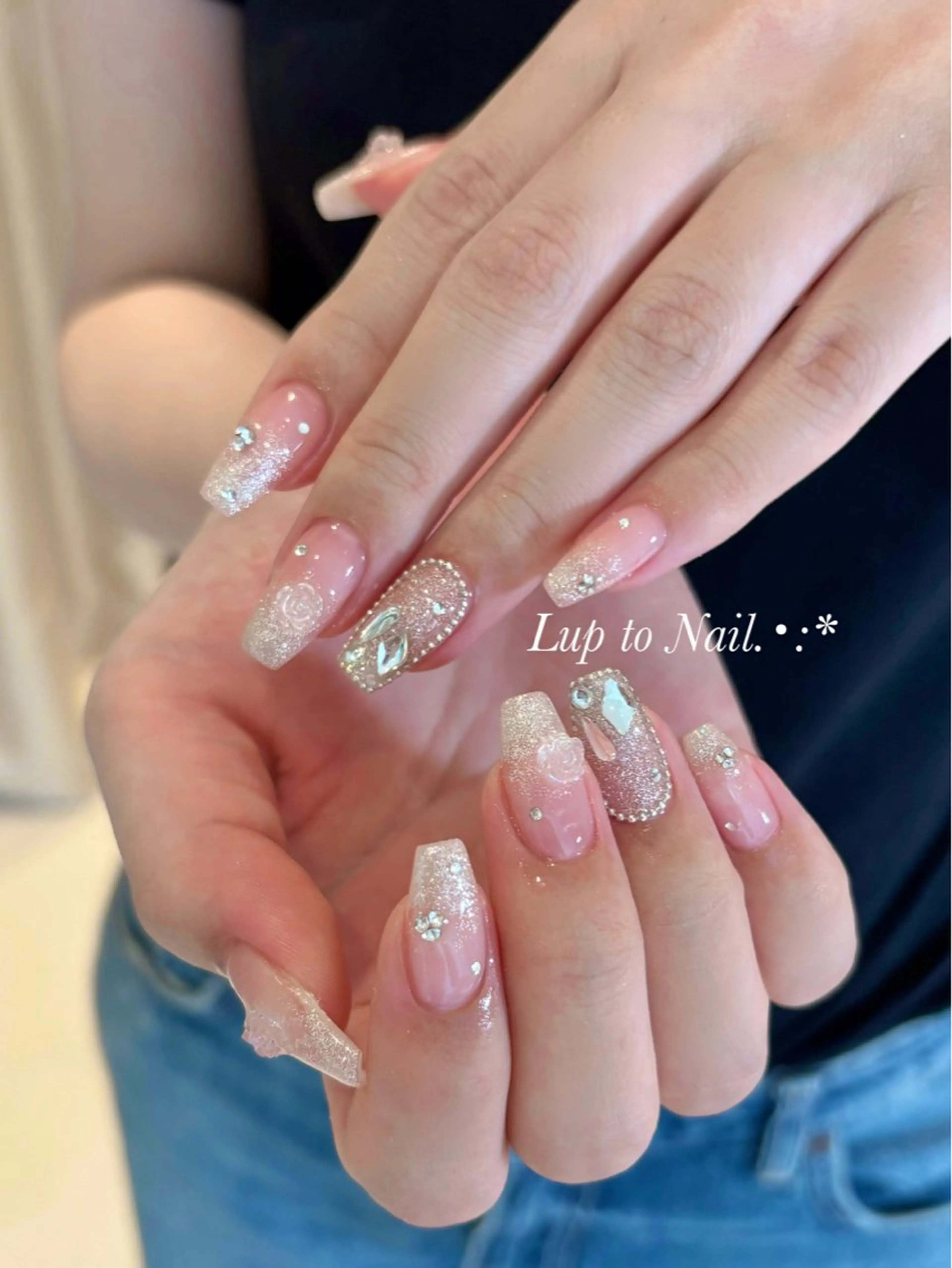 ネイル 春ネイル Lupto　Nail 【リップトゥネイル】のネイルデザイン