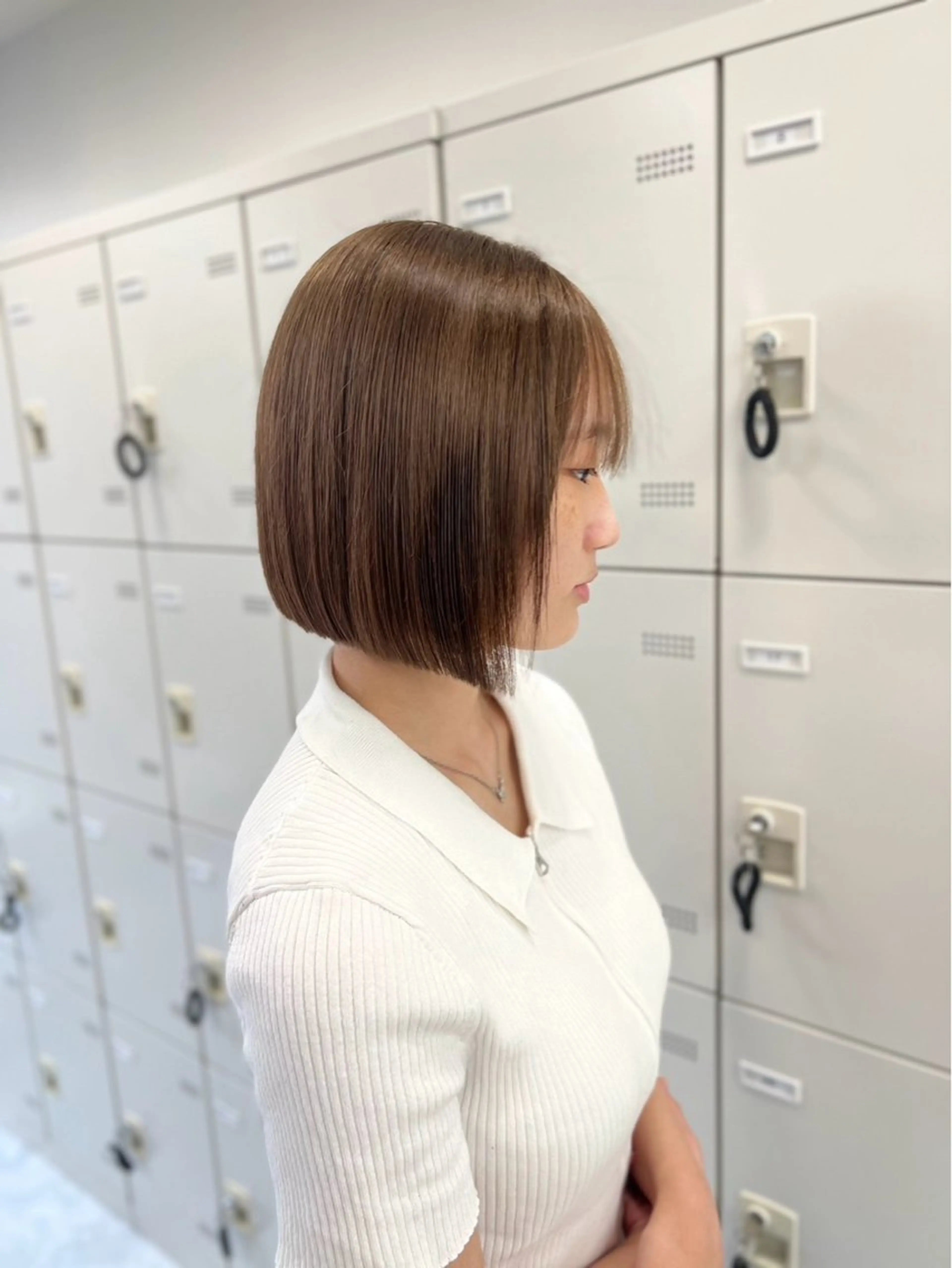 ロング カラー モテ髪💕ハイトーン ベージュ yuriaのヘアスタイル