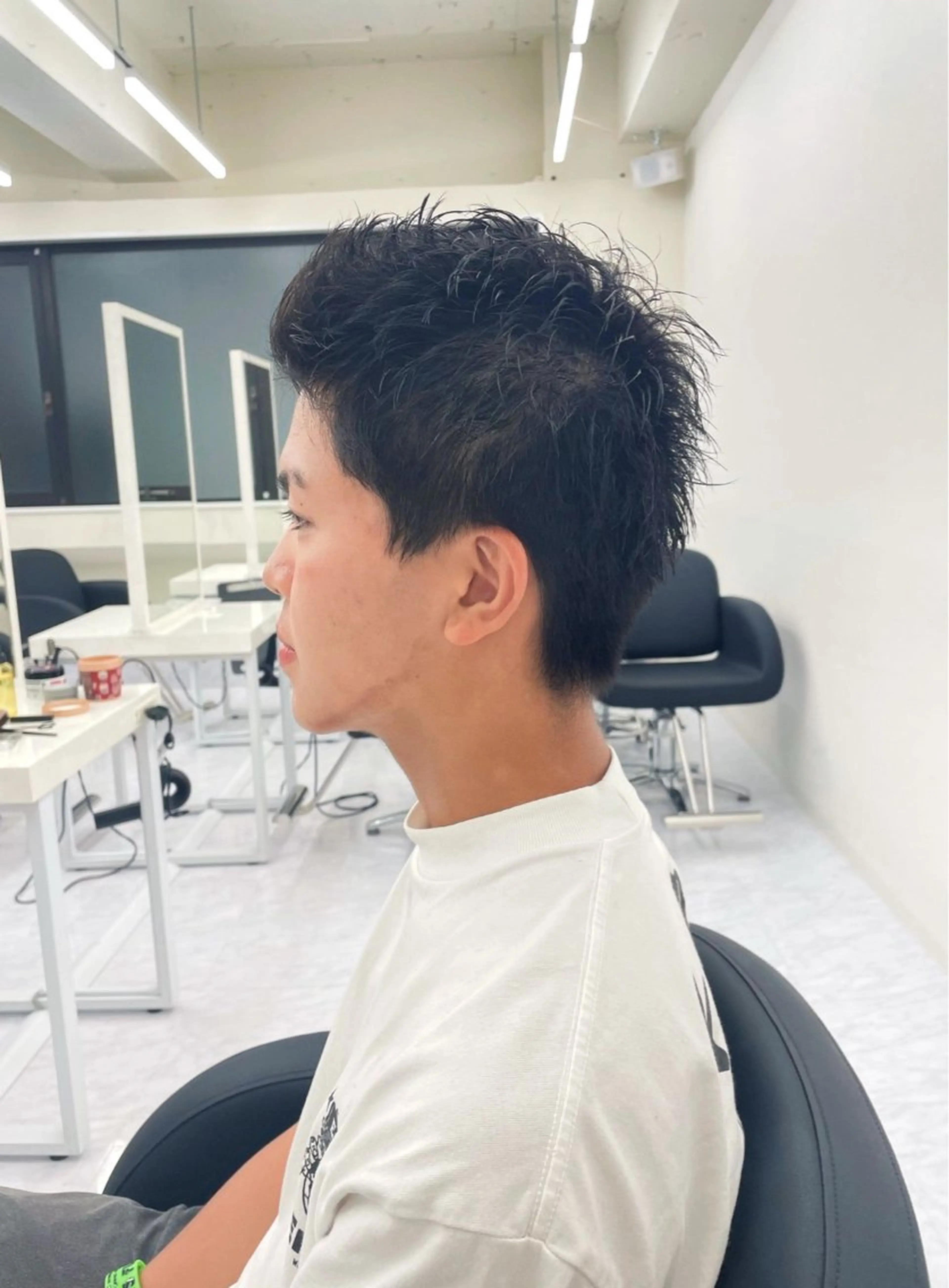 パーマ メンズ JADE -zero- with AKROS所属・JADE海璃 波巻きパーマのヘアスタイル