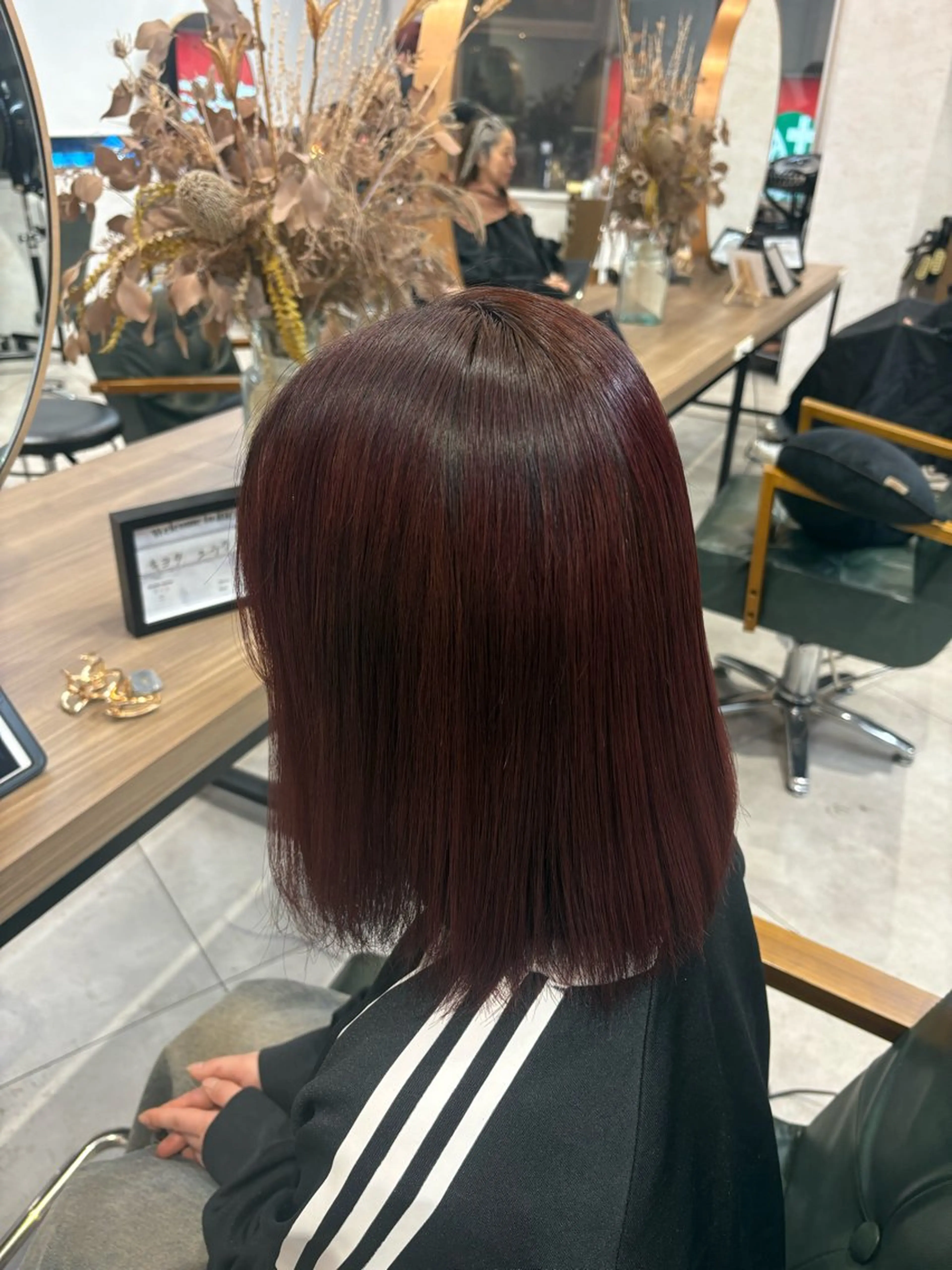 ミディアム ヘアカラー 暗髪／透明感カラー ／⭐️hyuga⭐️のヘアスタイル