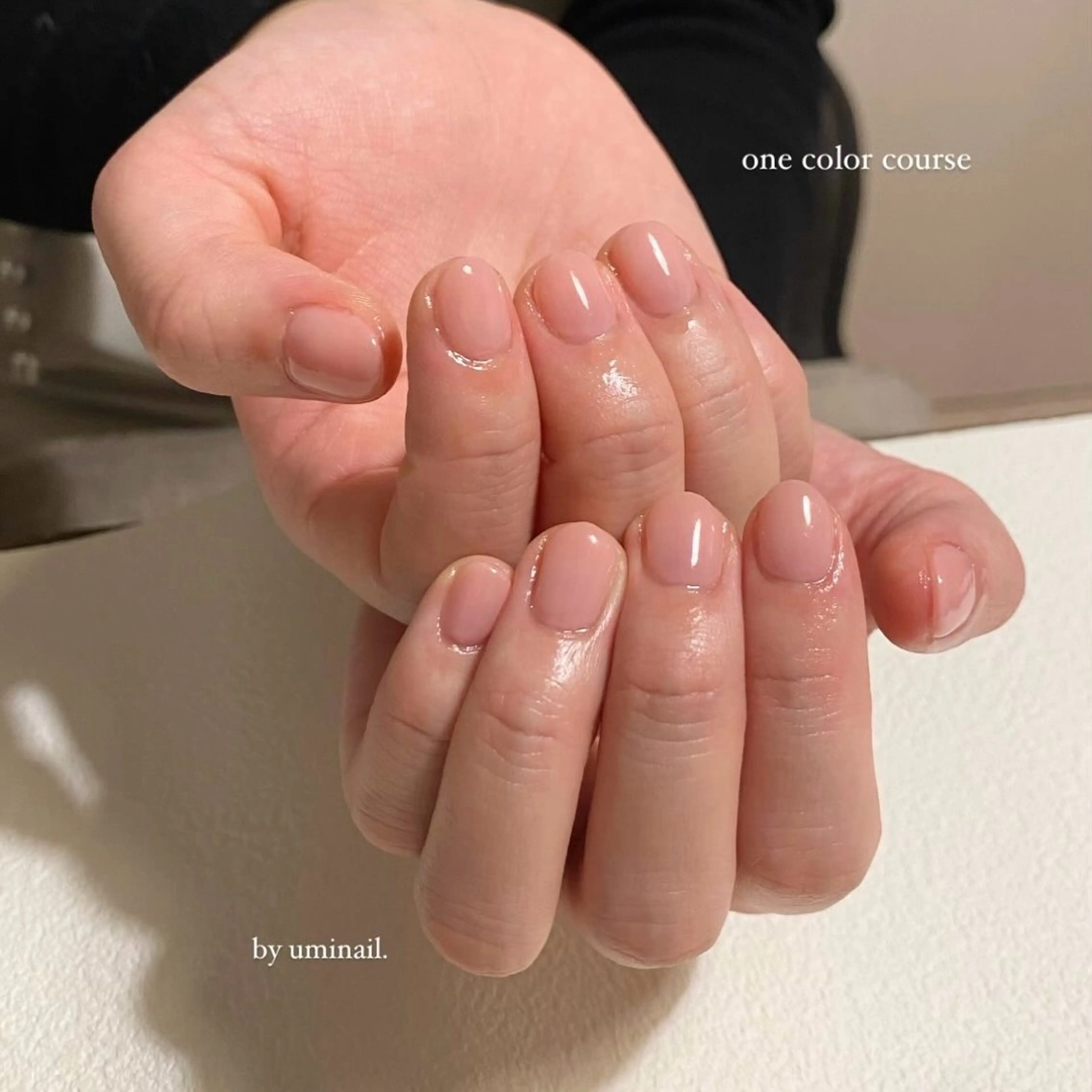 ネイル ワンカラーネイル umi nailのネイルデザイン