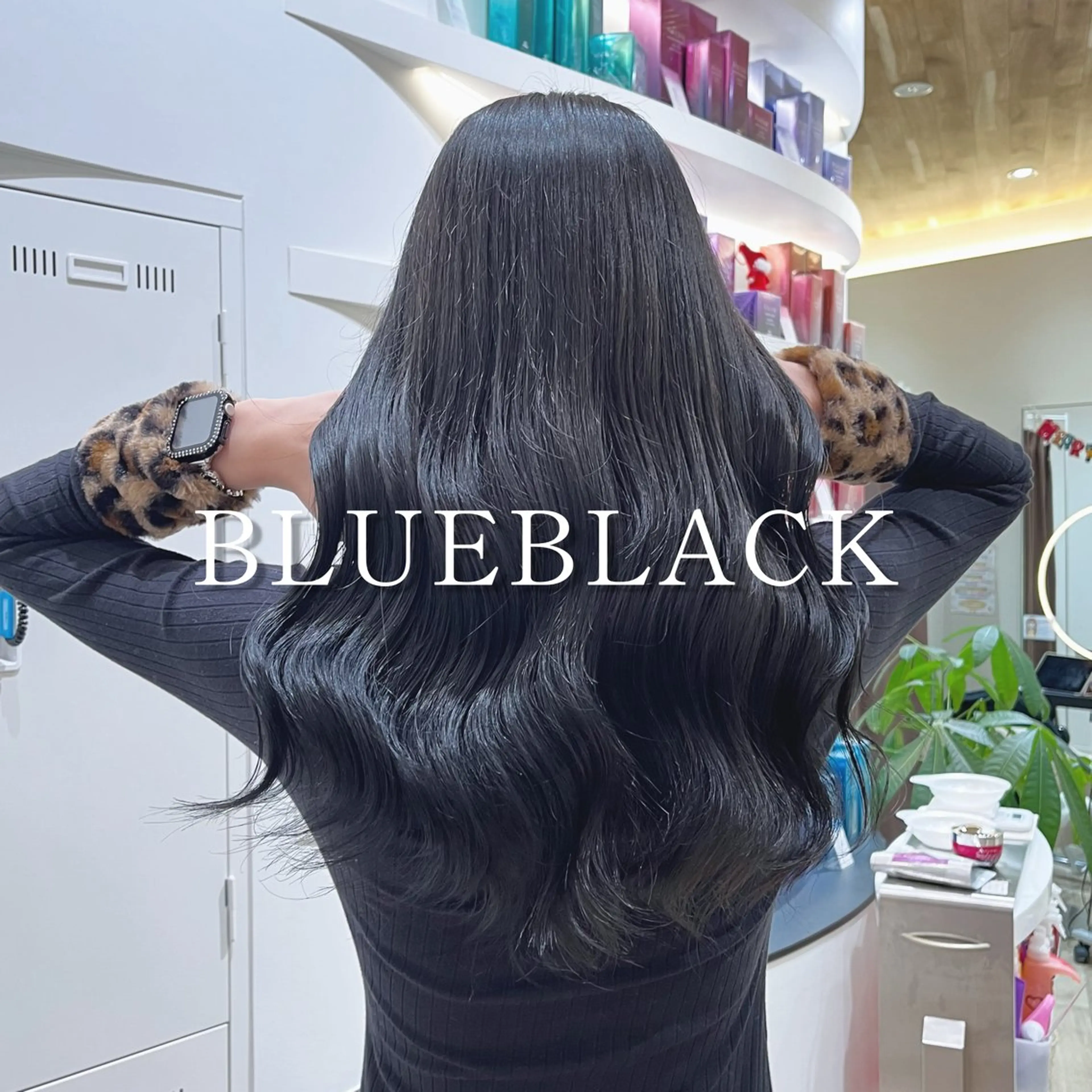 【艶髪✨韓国アイドル風黒髪🇰🇷🌈】+1ステップトリートメントの写真