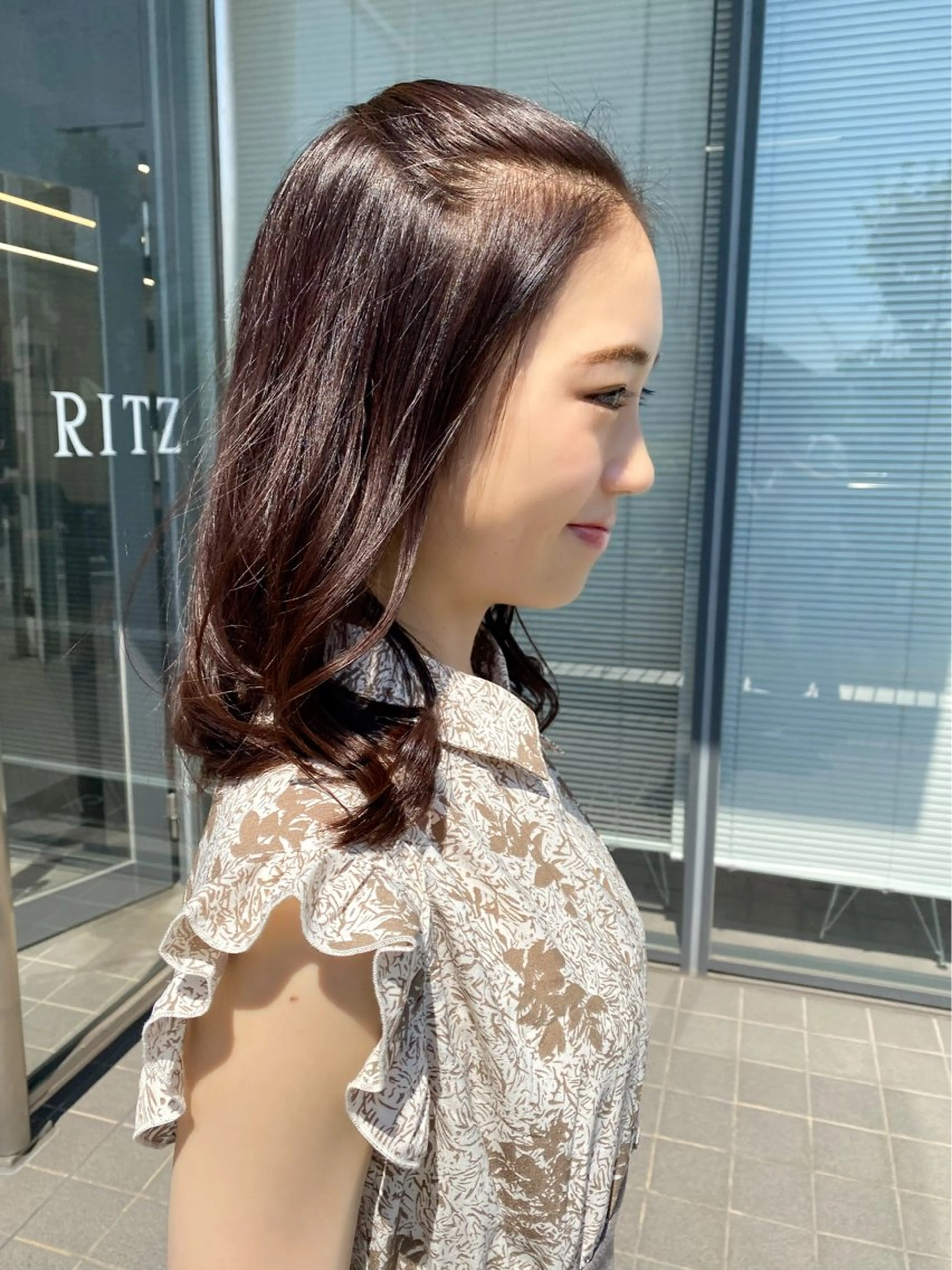 ヘアアレンジ ハーフアップ ✨似合わせカラー 阿部賢✨のヘアスタイル