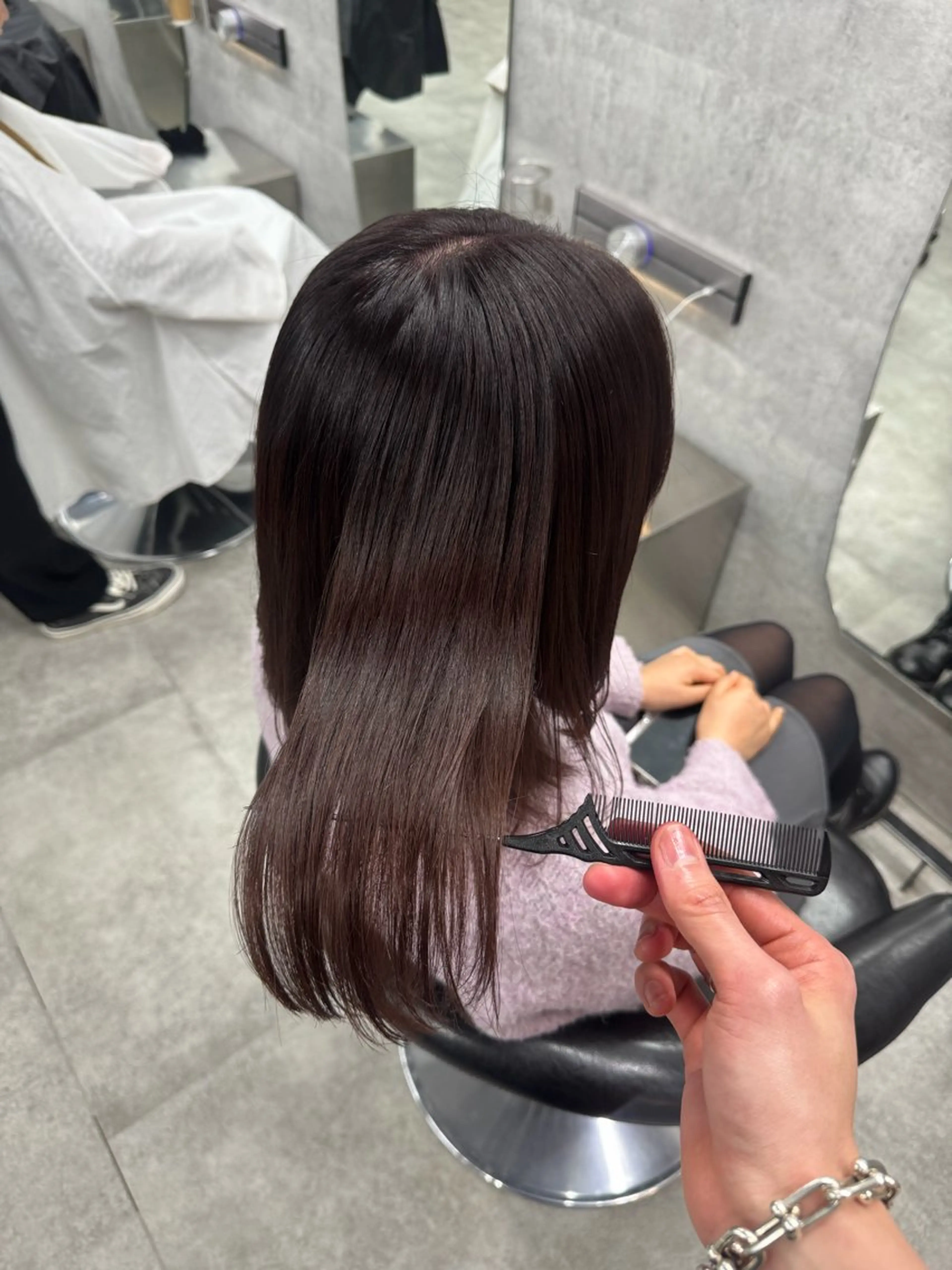 ミディアム カット ヘアカラー 表参道/中明度カラー /レイヤー/Youのヘアスタイル