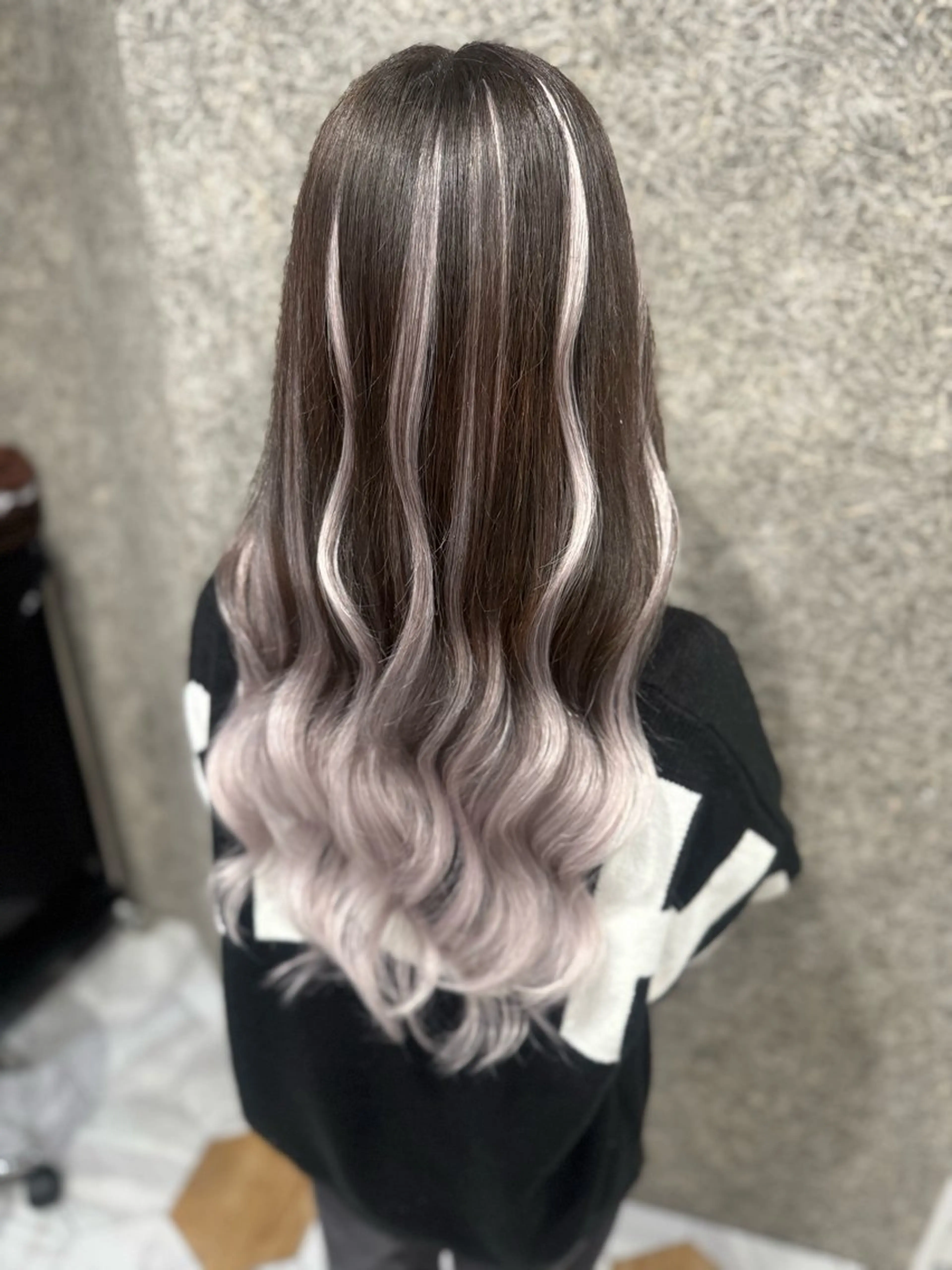 ロング エクステ レイヤーカット エクステ 🦋 misaki🦋のヘアスタイル