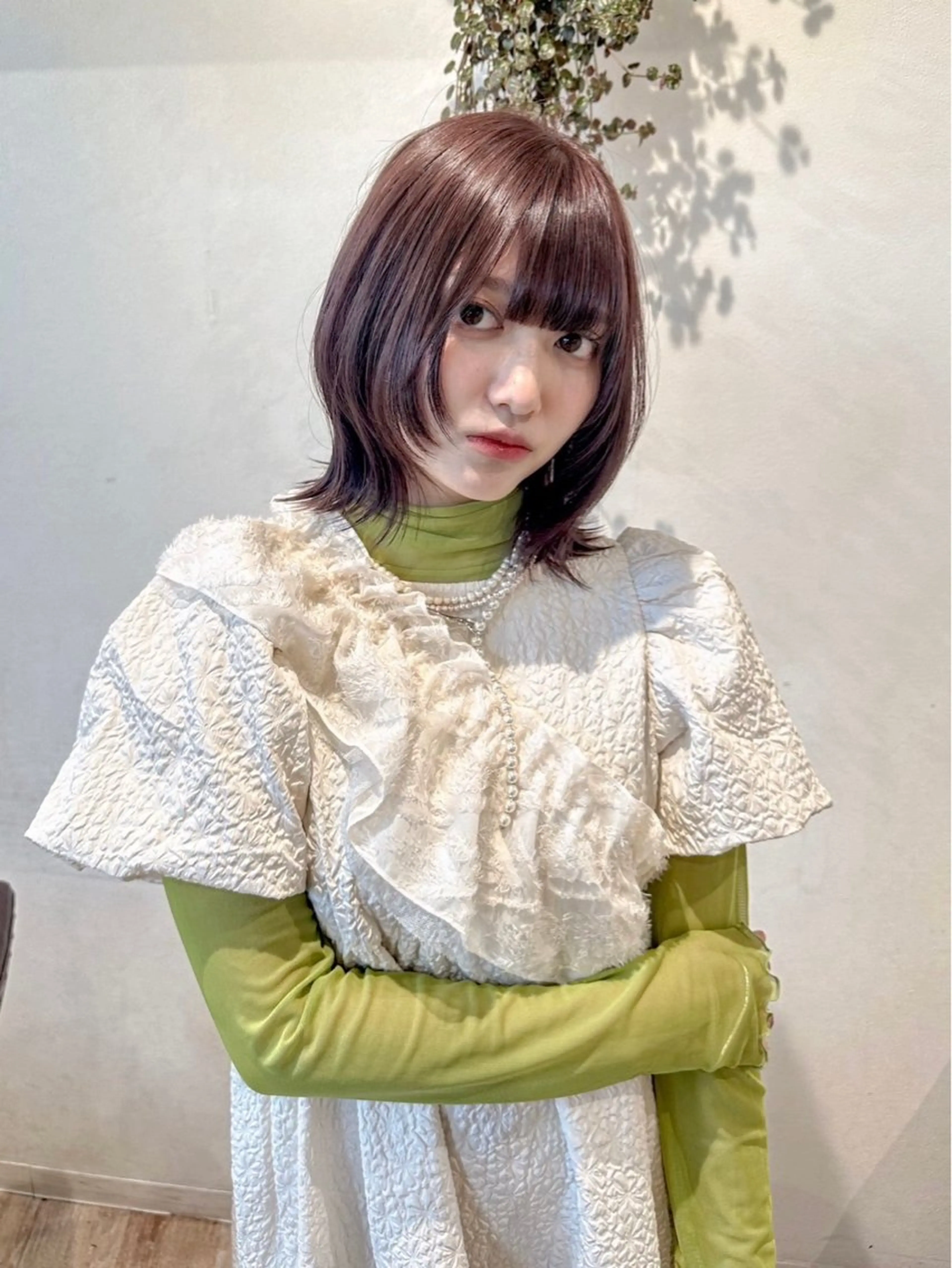 ミディアム カラー ヘアカラー モテhair♡.* ﾏﾂｴｸ/さくら🍨のマツエク・マツパデザイン