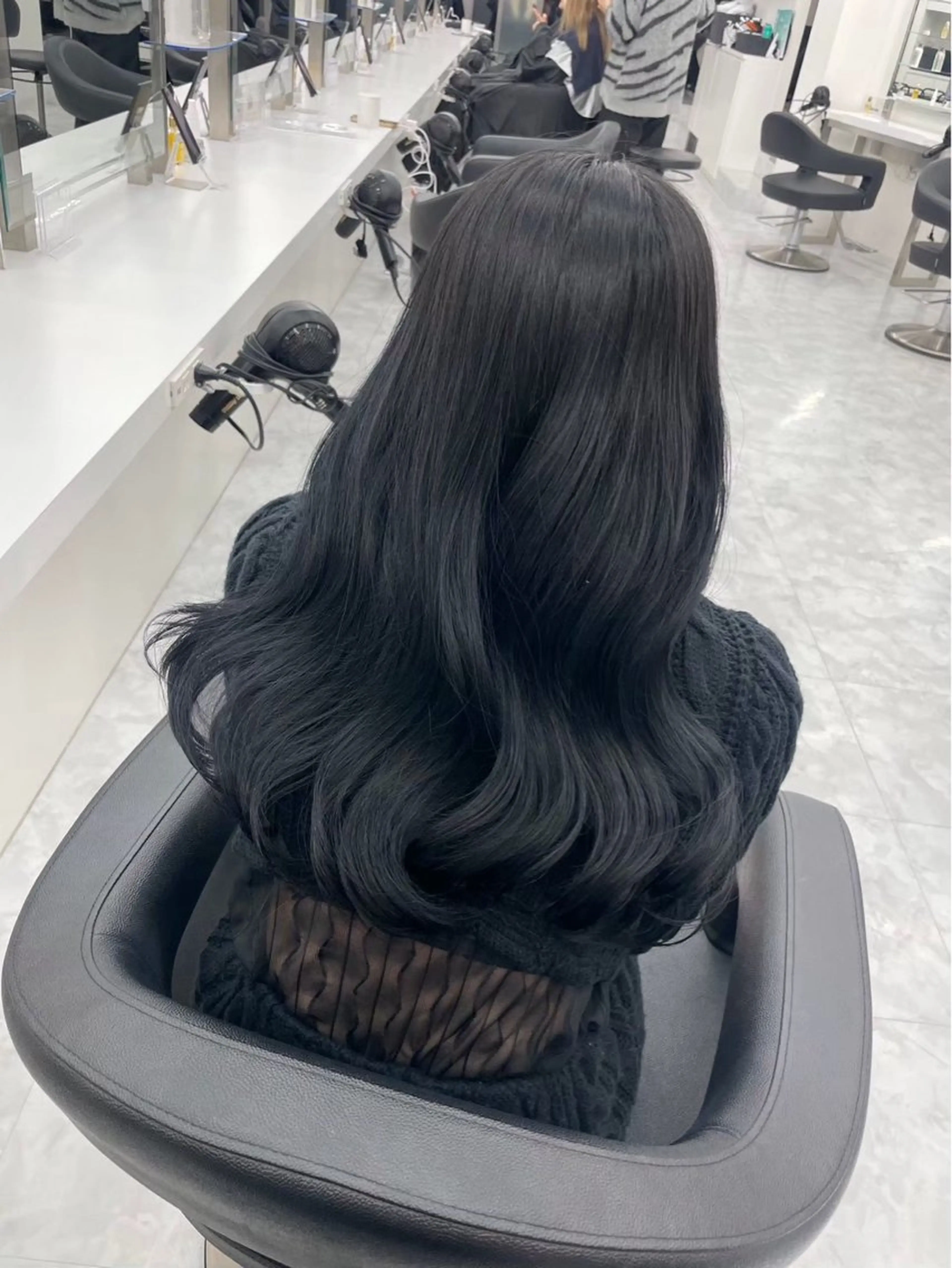 ロング カラー mina/暖色カラー 🥀韓国風カット🥀のヘアスタイル