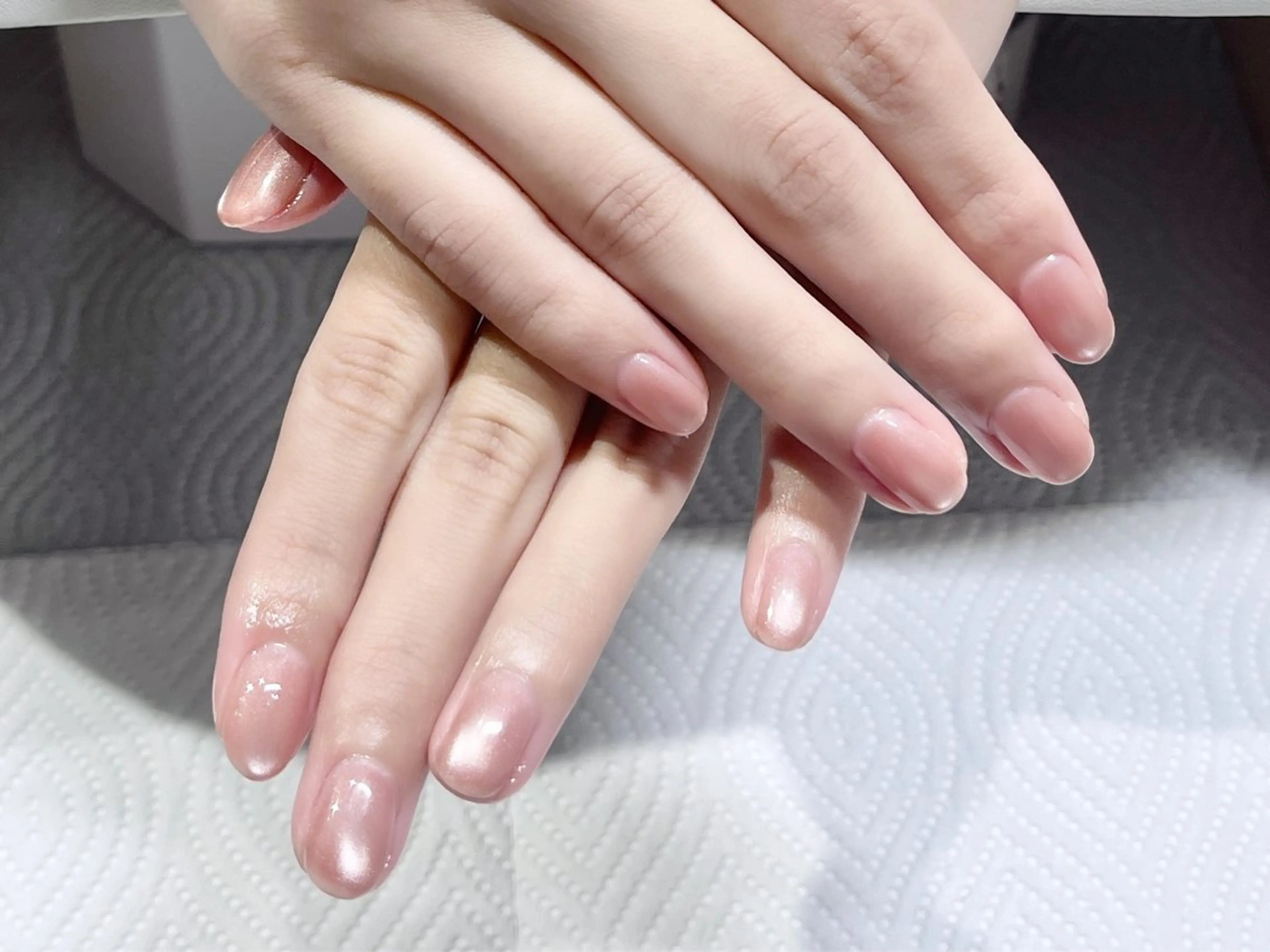 ネイル マグネットネイル マグネットワンカラー ワンカラーネイル ハンドネイル Belle Fleuve ASUのネイルデザイン