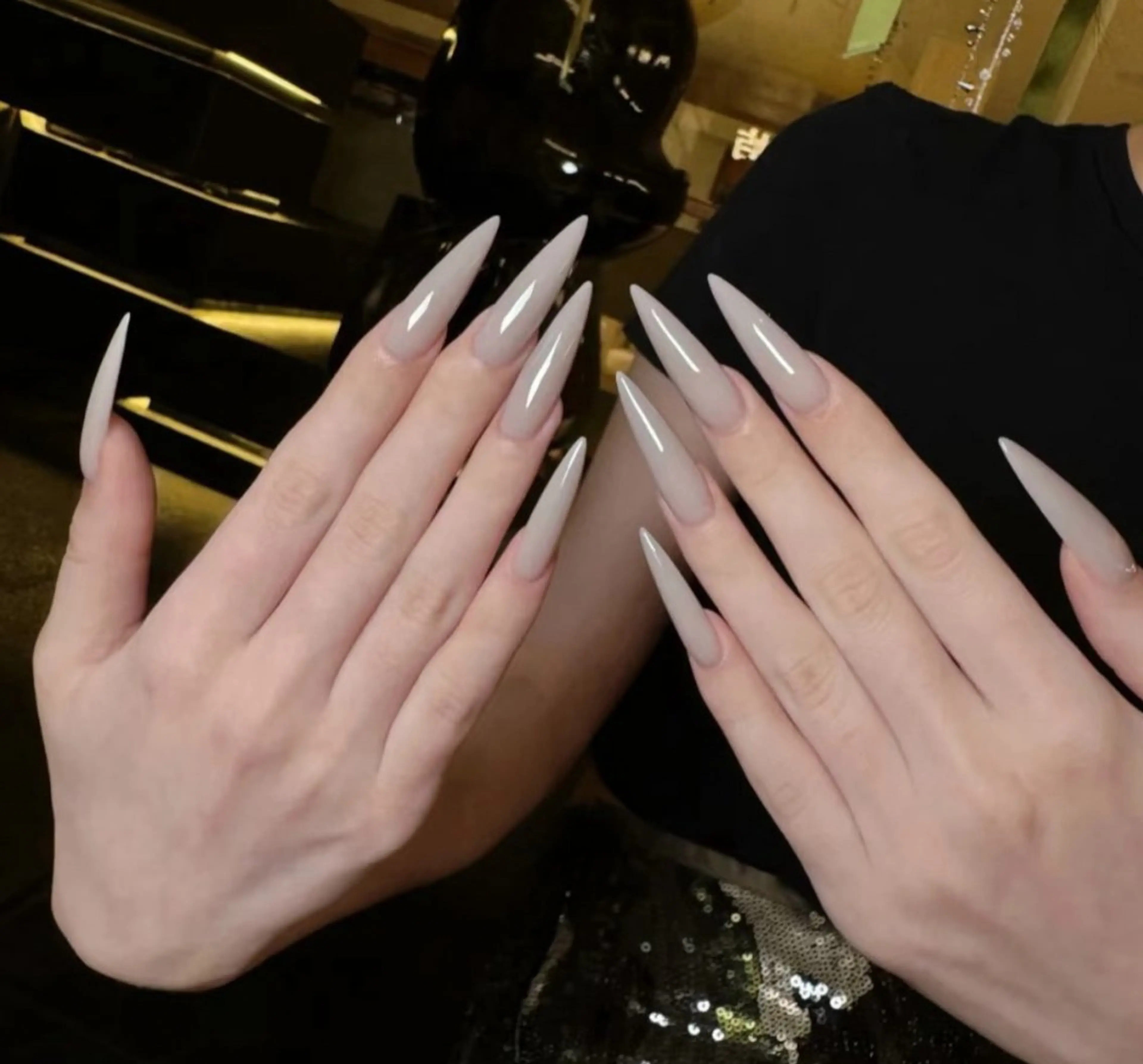 ネイル オーロラネイル フラワーネイル フットネイル フレンチネイル ジェルネイル ハンドネイル 長さだし専門 ありさのネイルデザイン