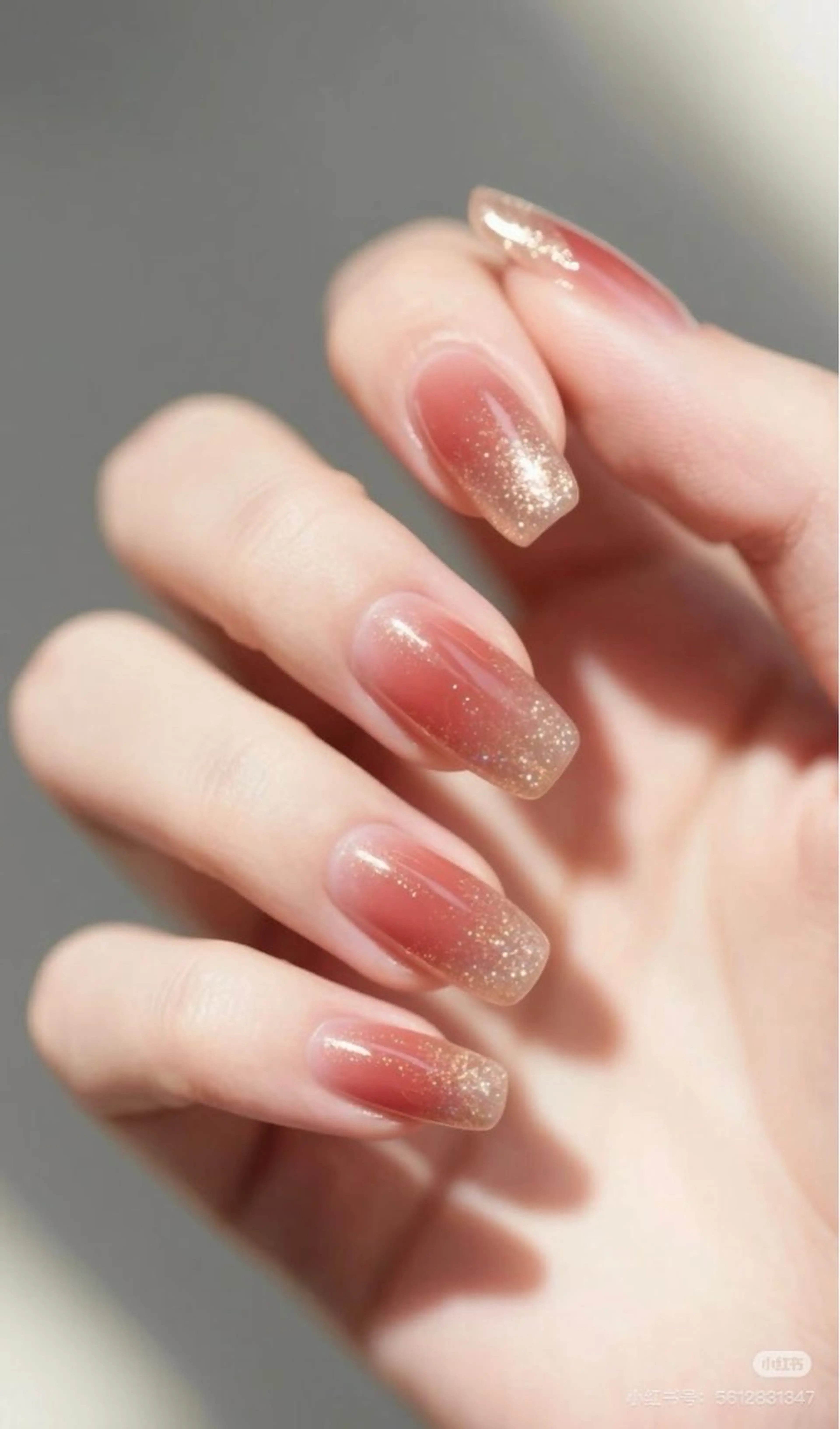 ハントネイル　グラデーション　オフなしの写真