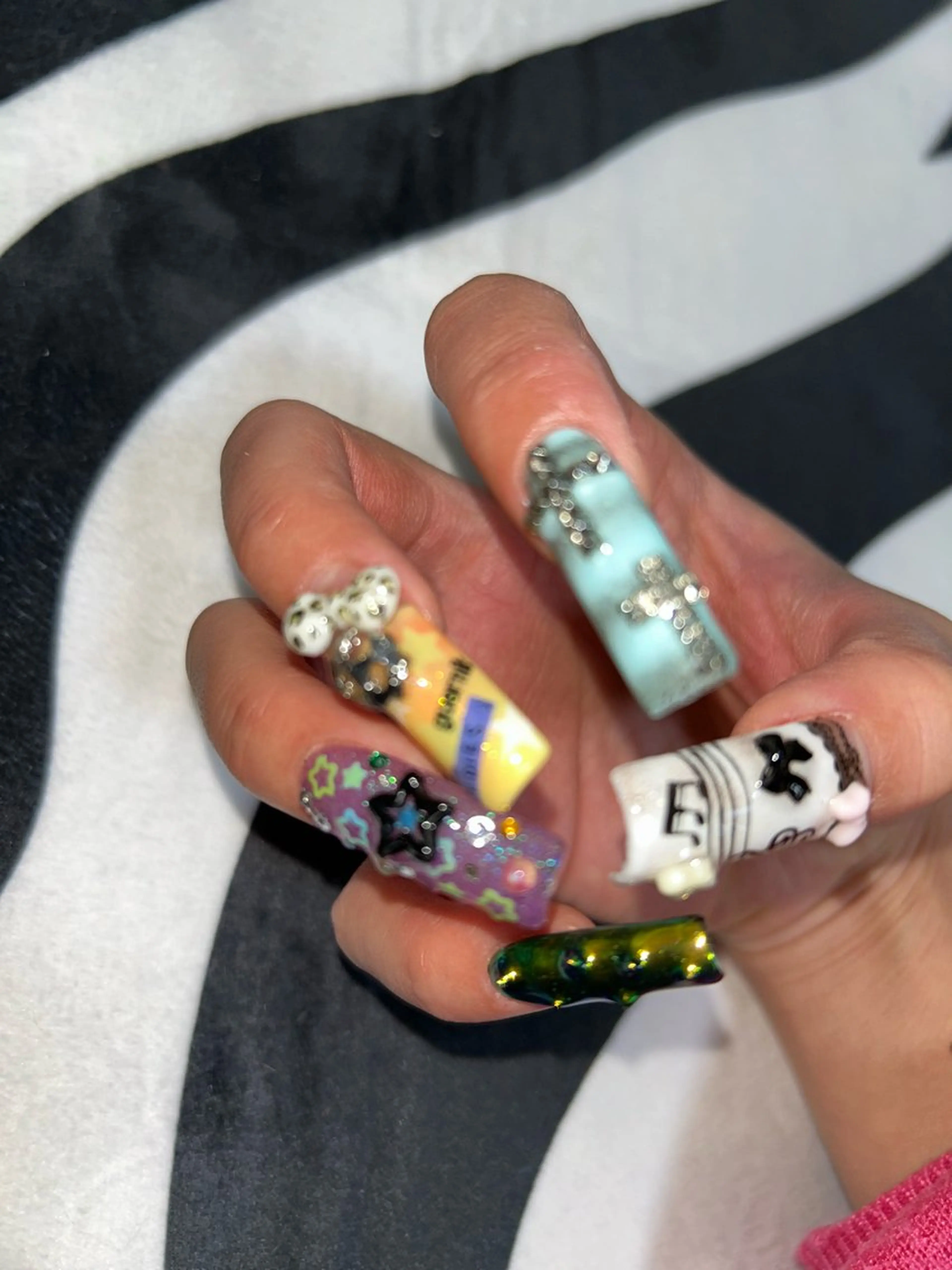 ネイル 福の爪 🍒福山千晴のネイルデザイン