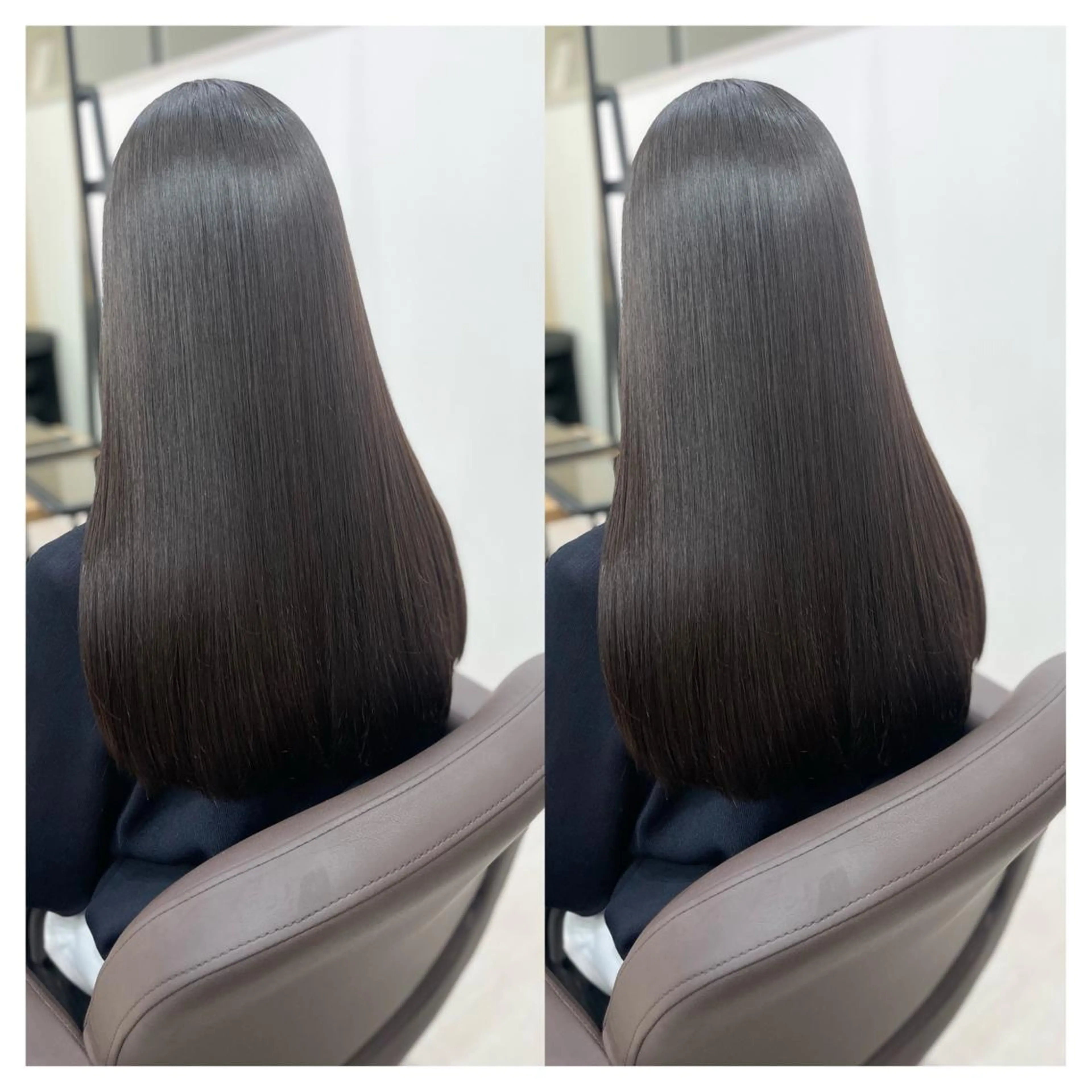 ロング カット 縮毛矯正 トリートメント 村山 茉衣のヘアスタイル