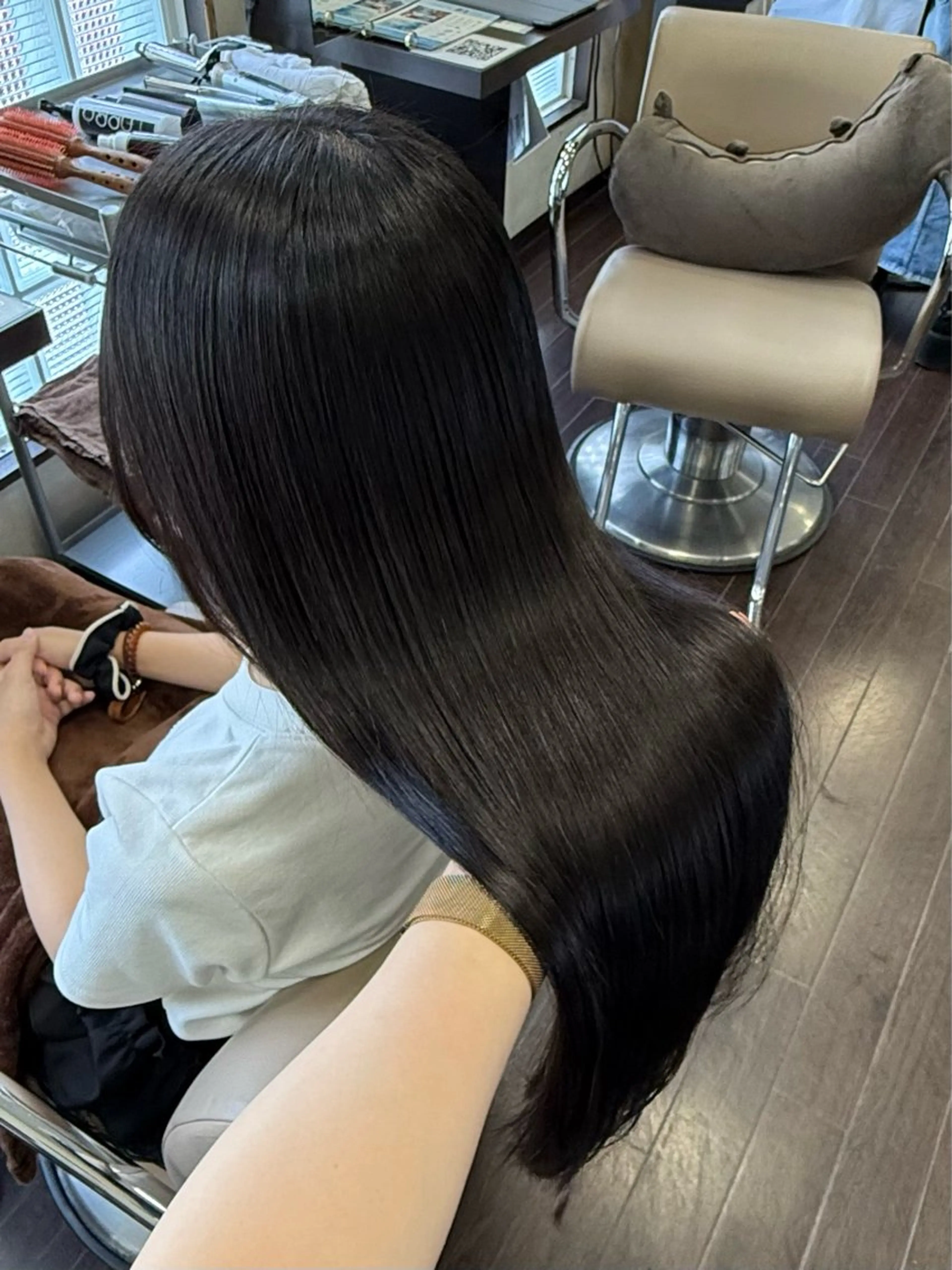 ロング 髪質改善 カット 縮毛矯正 BRANCHÉ小牧/ 西尾 美月のヘアスタイル