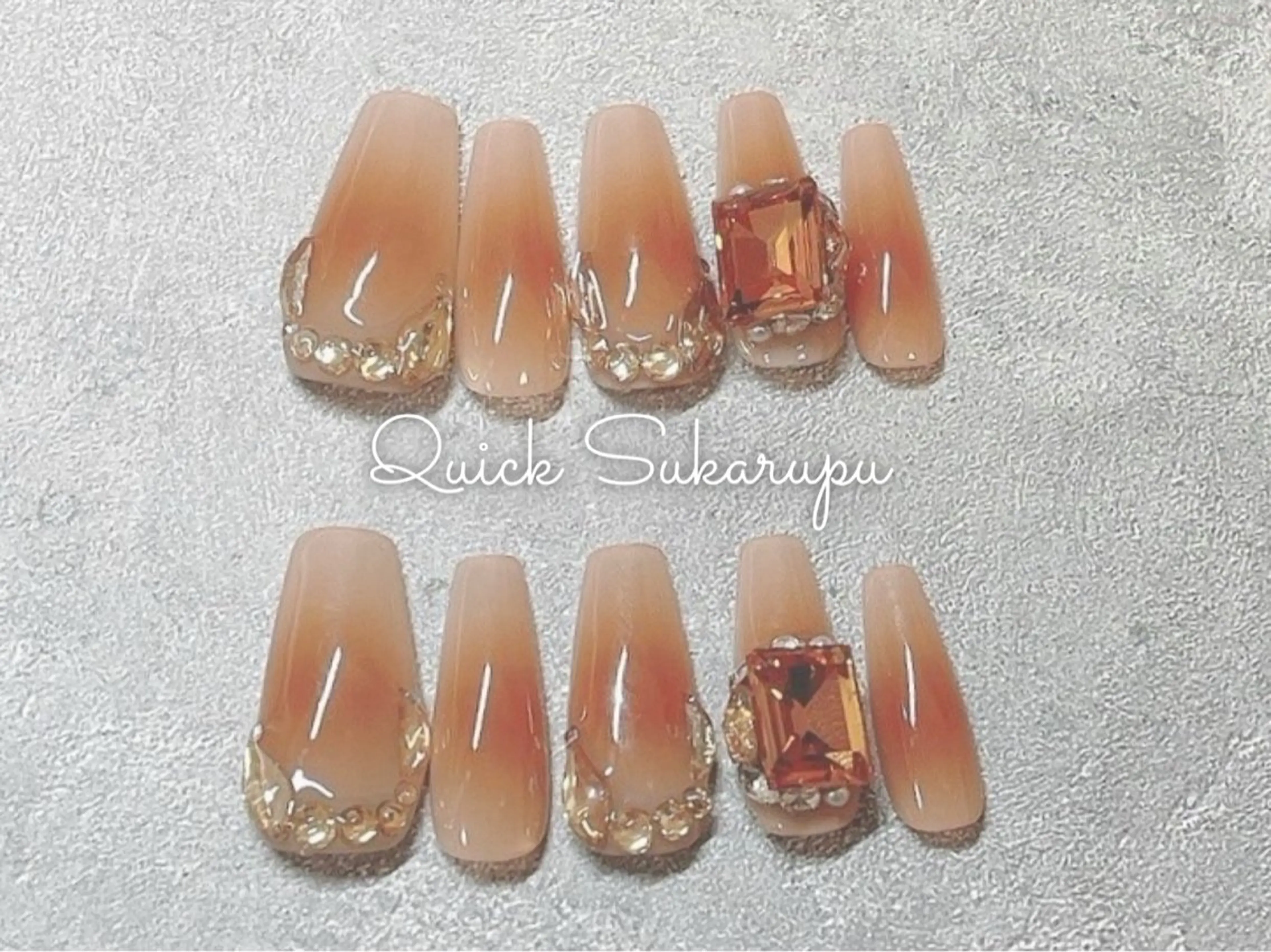 ネイル ハンドネイル Quick Sukarupu新宿のネイルデザイン