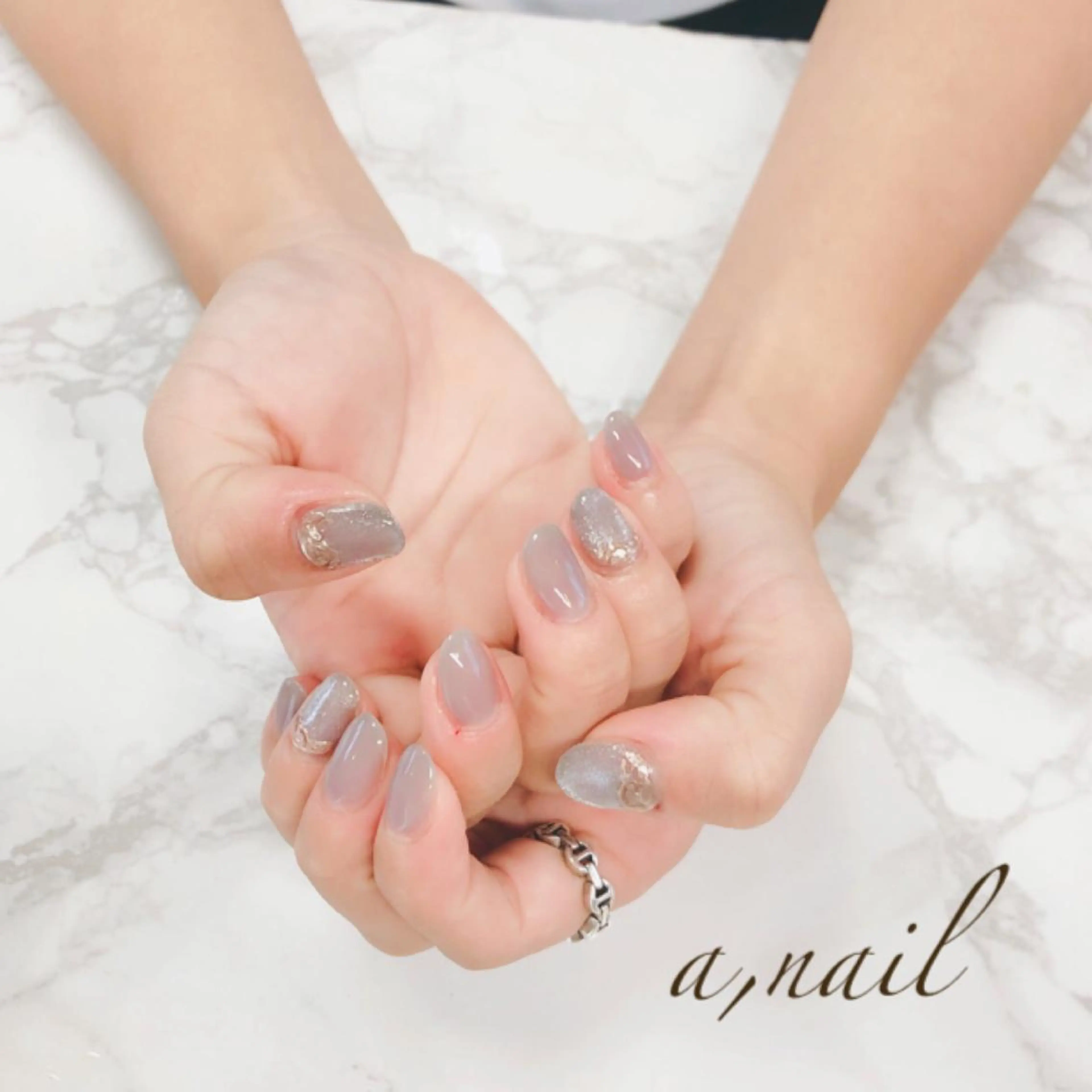 ネイル フットネイル ジェルネイル グラデーション マグネットネイル ミラーネイル ハンドネイル ネイルサロン エーネイルのネイルデザイン