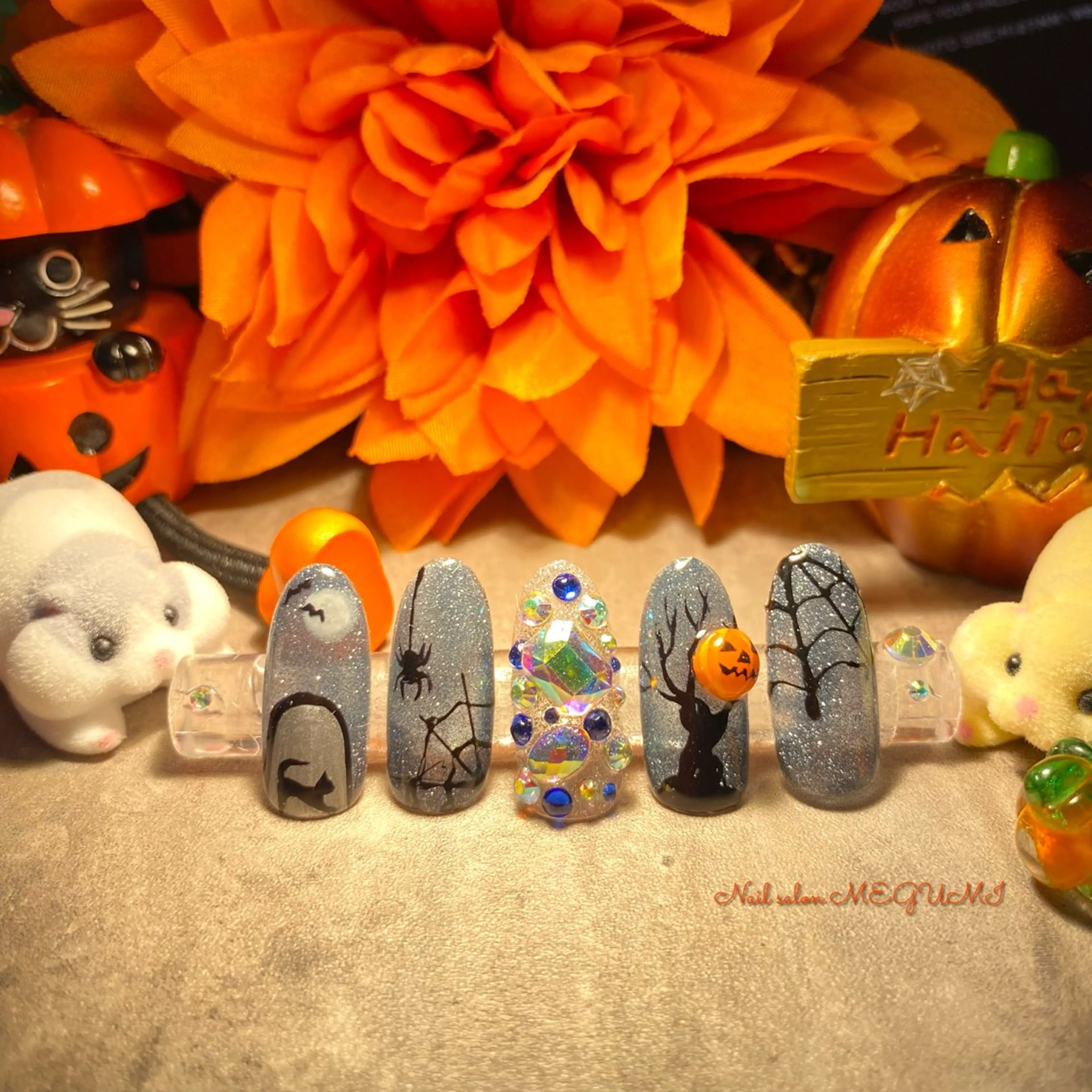 ネイル ハロウィン Nail salon MEGUMIのネイルデザイン