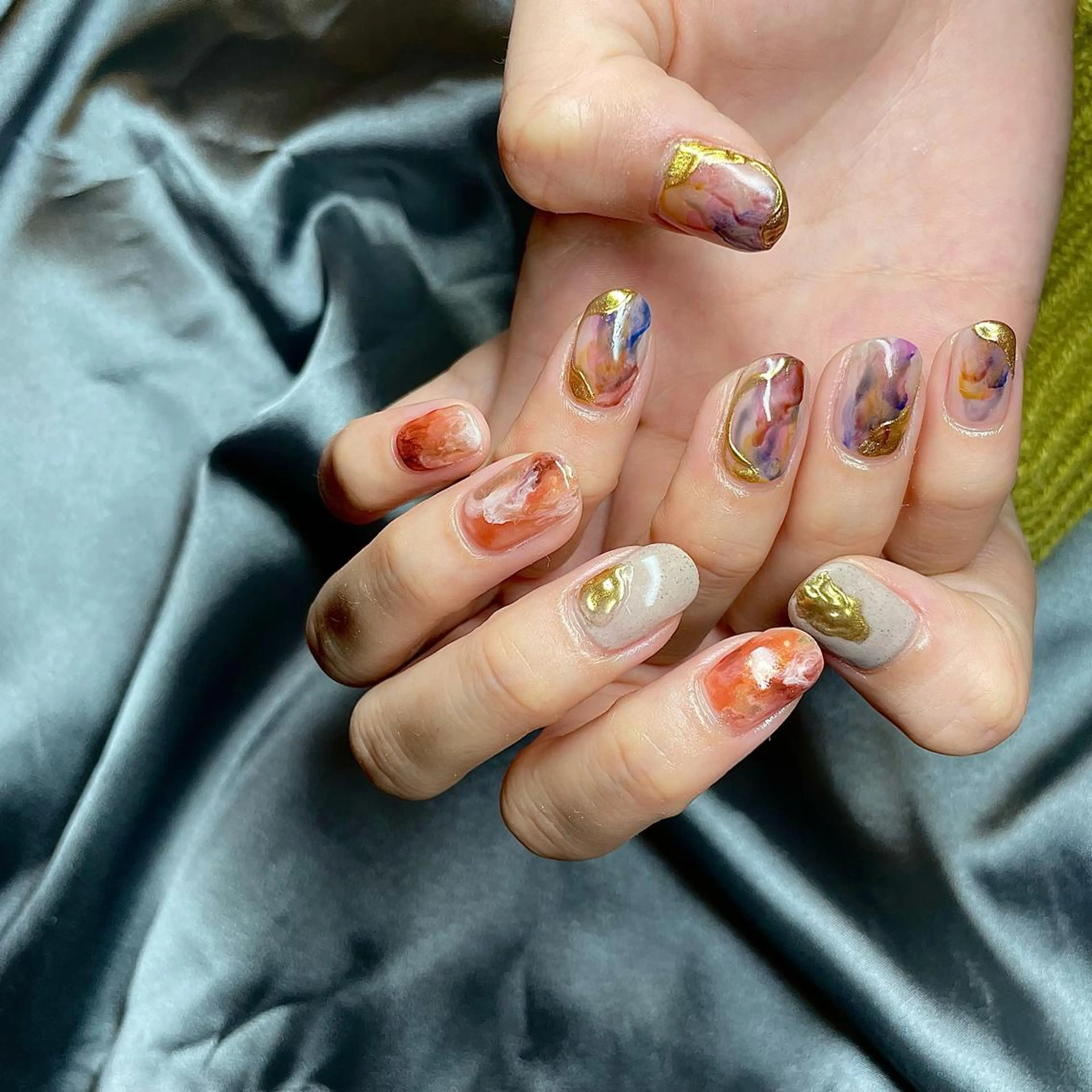 ミディアム カラー パーマ ヘアアレンジ メンズ キッズ ネイル マツエク・マツパ アイブロウ nail&eye Aoのマツエク・マツパデザイン