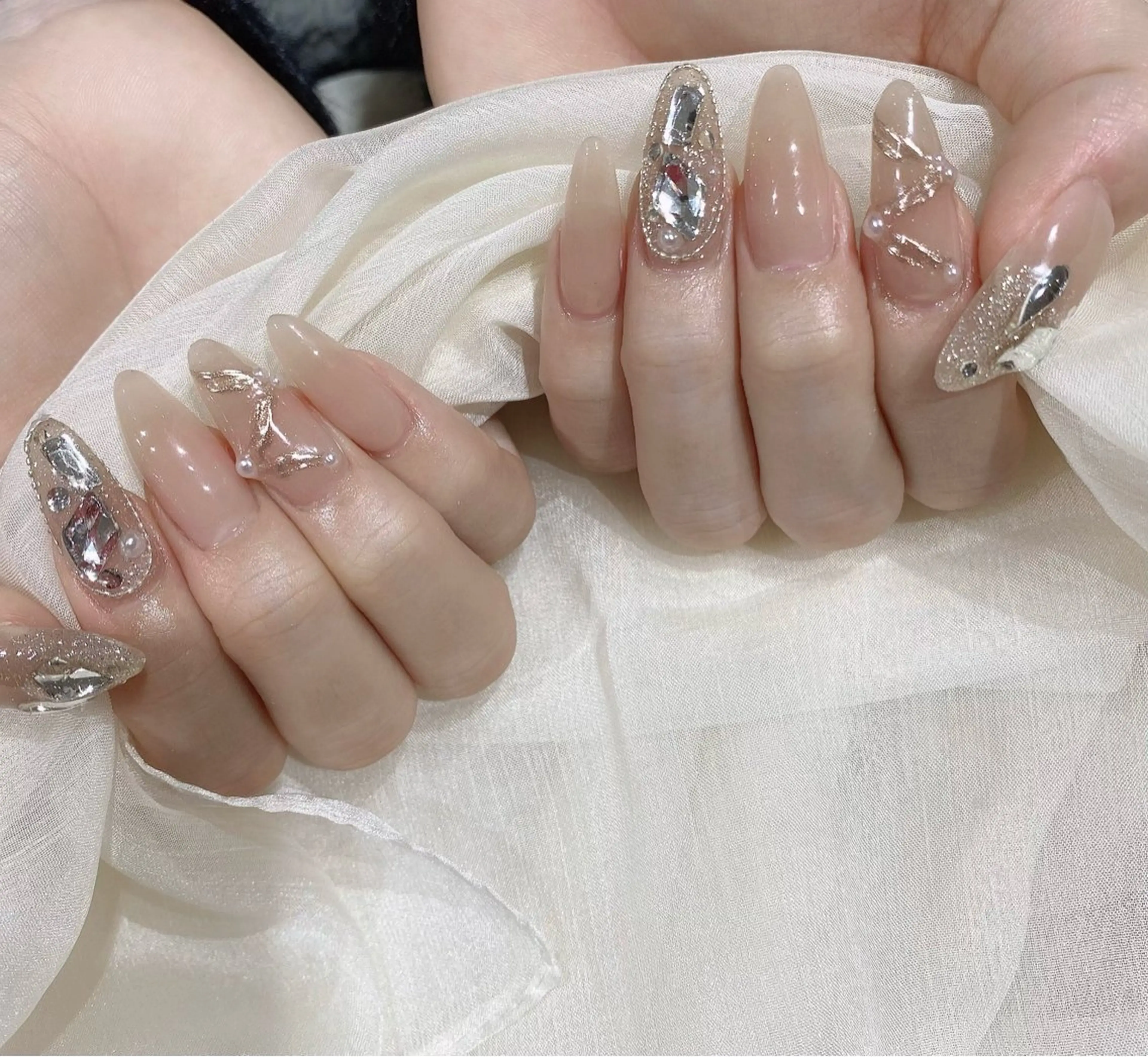 ミディアム ハンドネイル JNA認定講師🌸 RIEのネイルデザイン