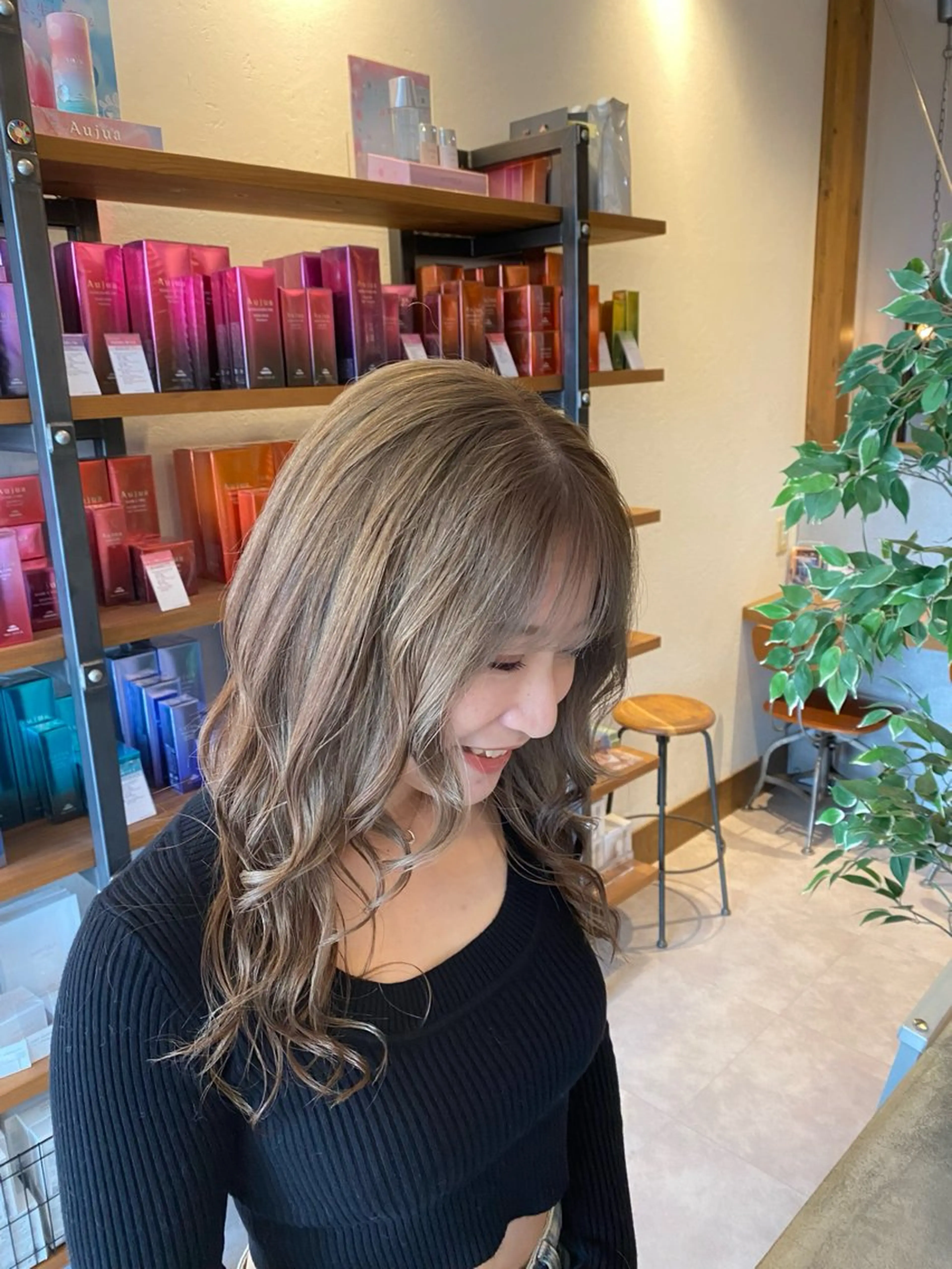 セミロング カラー カット ヘアカラー 希優🌺ソムリエ /ブリーチ/カットのヘアスタイル