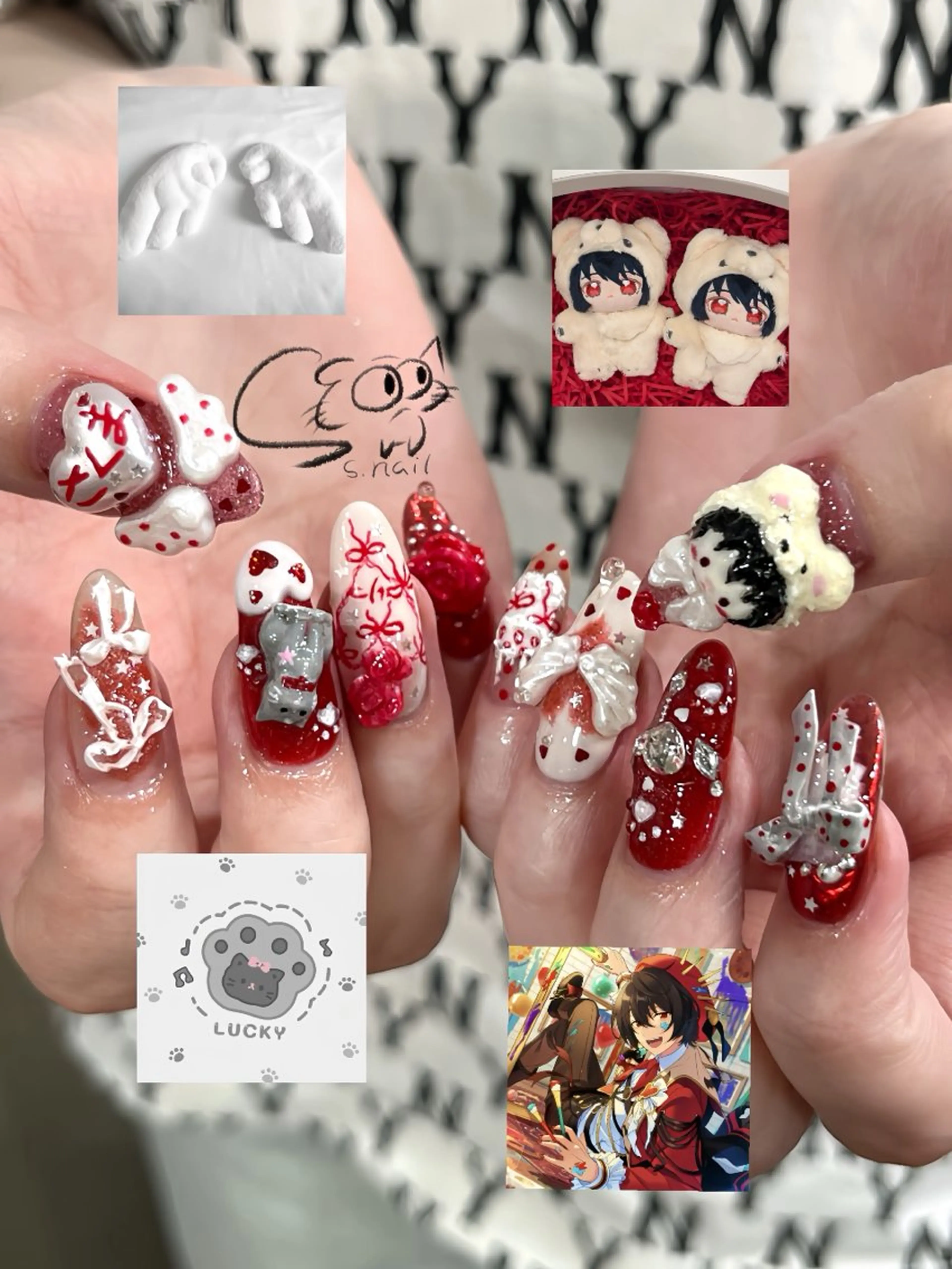 ネイル アートネイル チークネイル フレンチネイル グラデーション マグネットネイル ハンドネイル S.nail所属・S.nail _のネイルデザイン