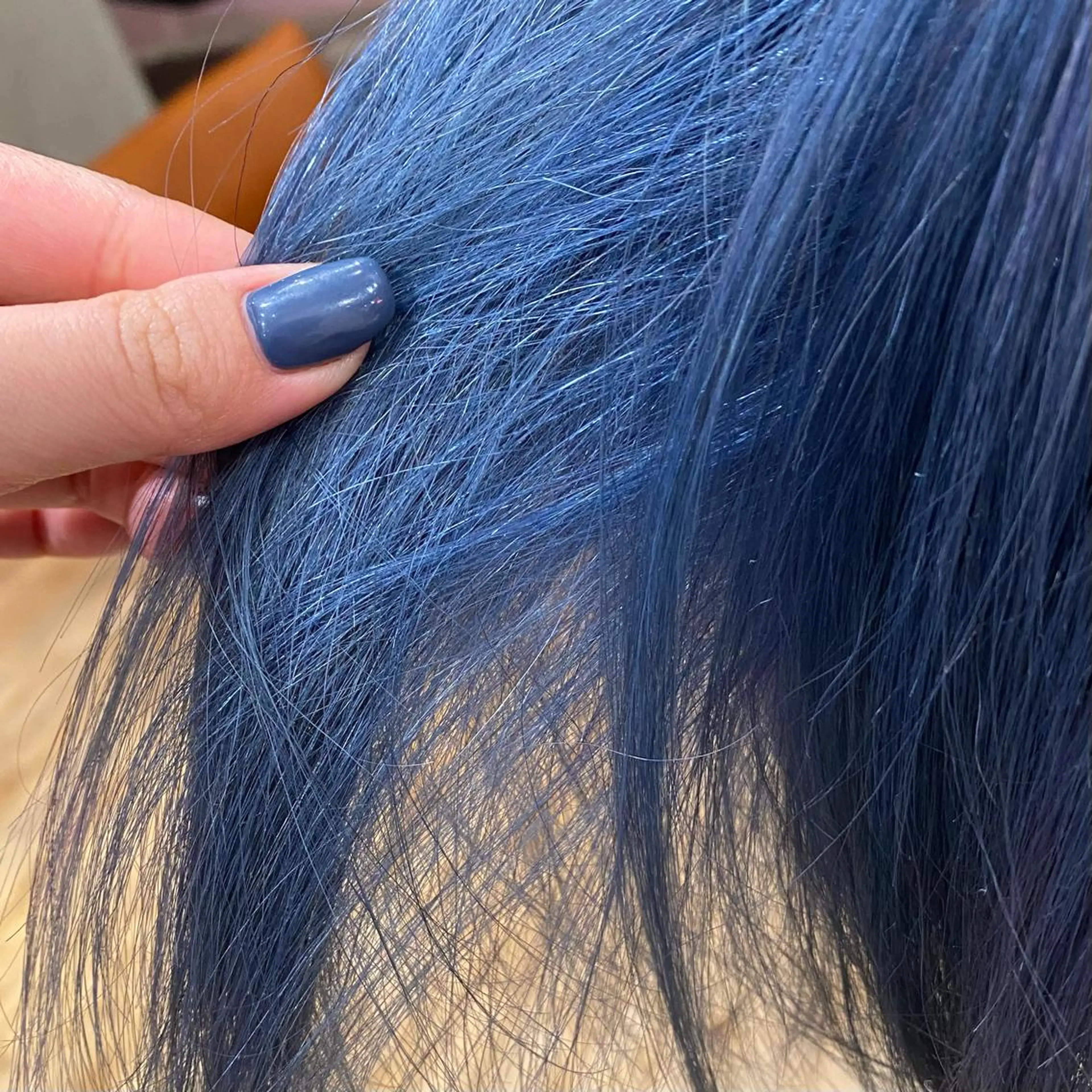 カラー ブリーチ ヘアカラー ｱｵﾇﾏﾐﾕ☁️ /ボブ/ハイトーン/のヘアスタイル