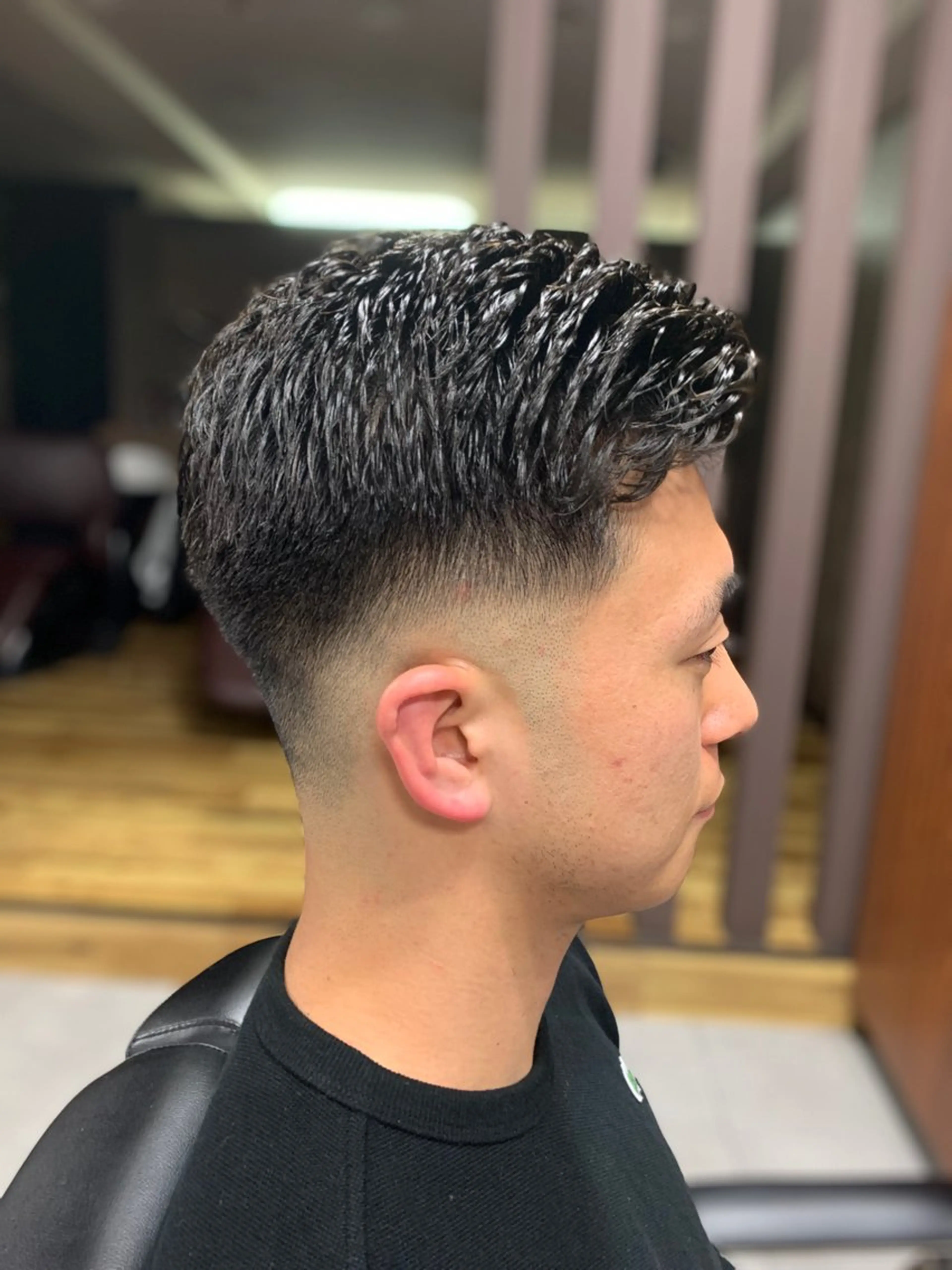 メンズ バーバーショップ涼桜新町店所属・田中大 パーマ/メンズカットのヘアスタイル