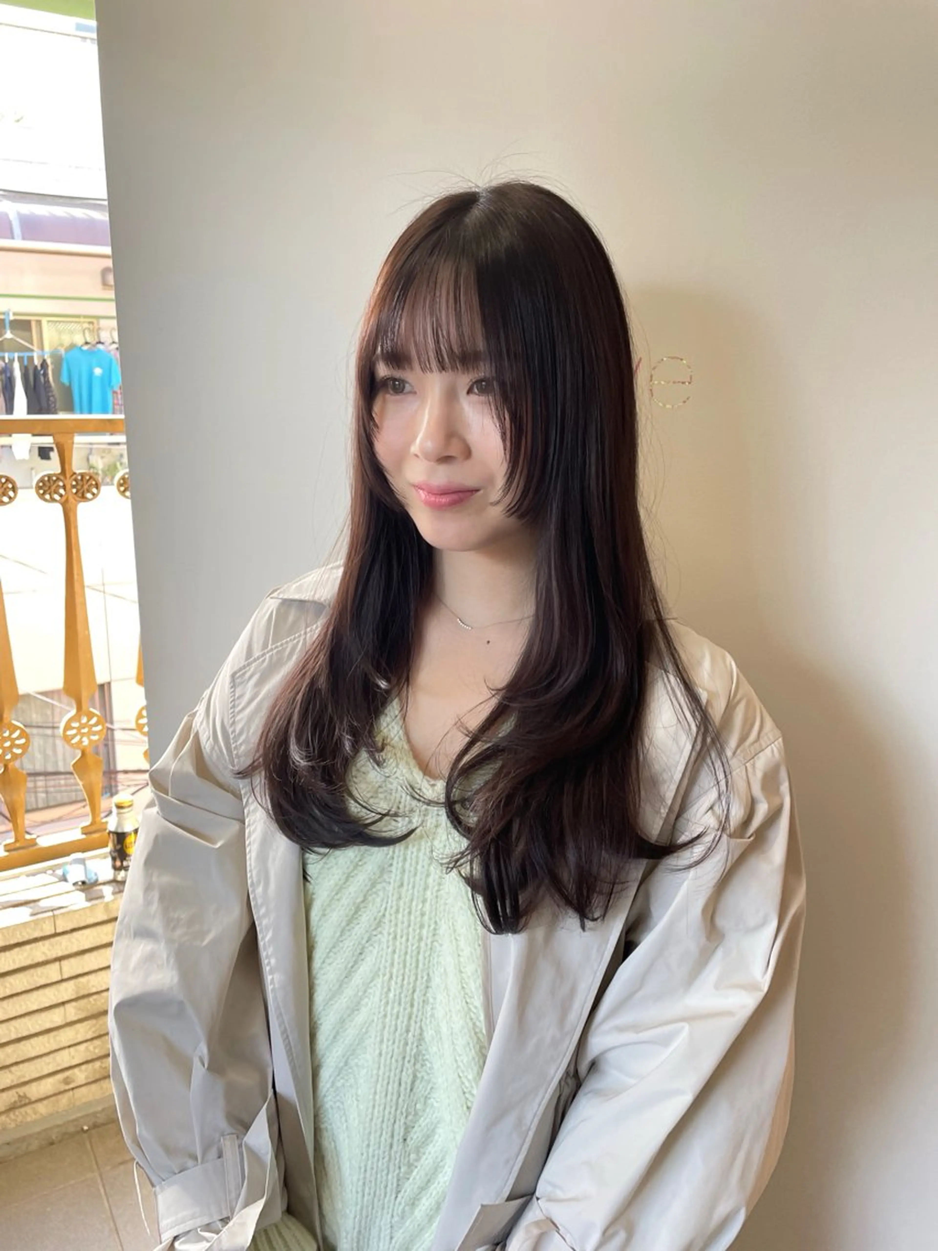 ロング カラー カット ヘアカラー トリートメント レイヤーカット🎀 kanaのヘアスタイル