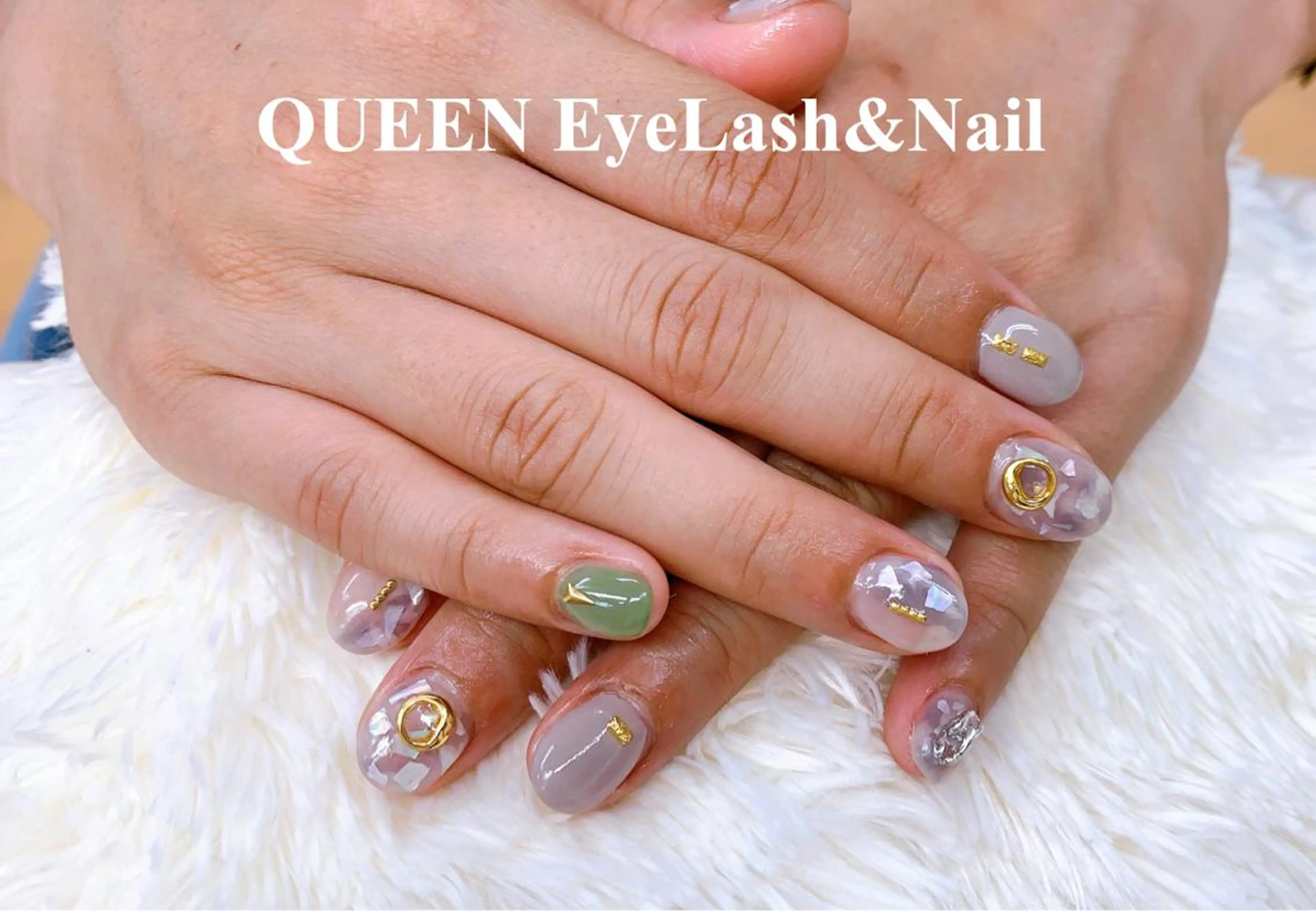 ショート カラー ネイル Bloom Nail 桜井のネイルデザイン