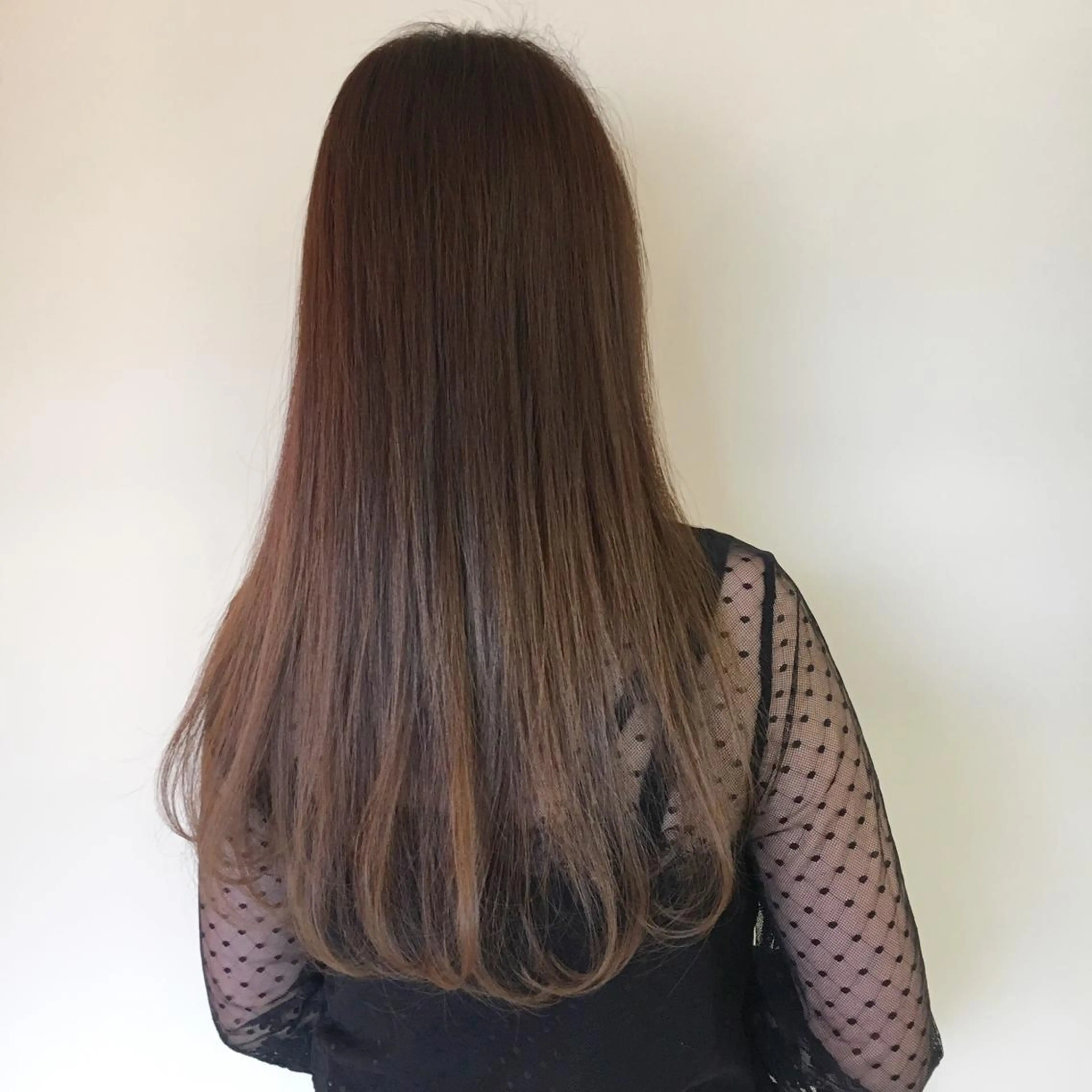 ロング カラー グラデーションカラー 上川 美幸のヘアスタイル