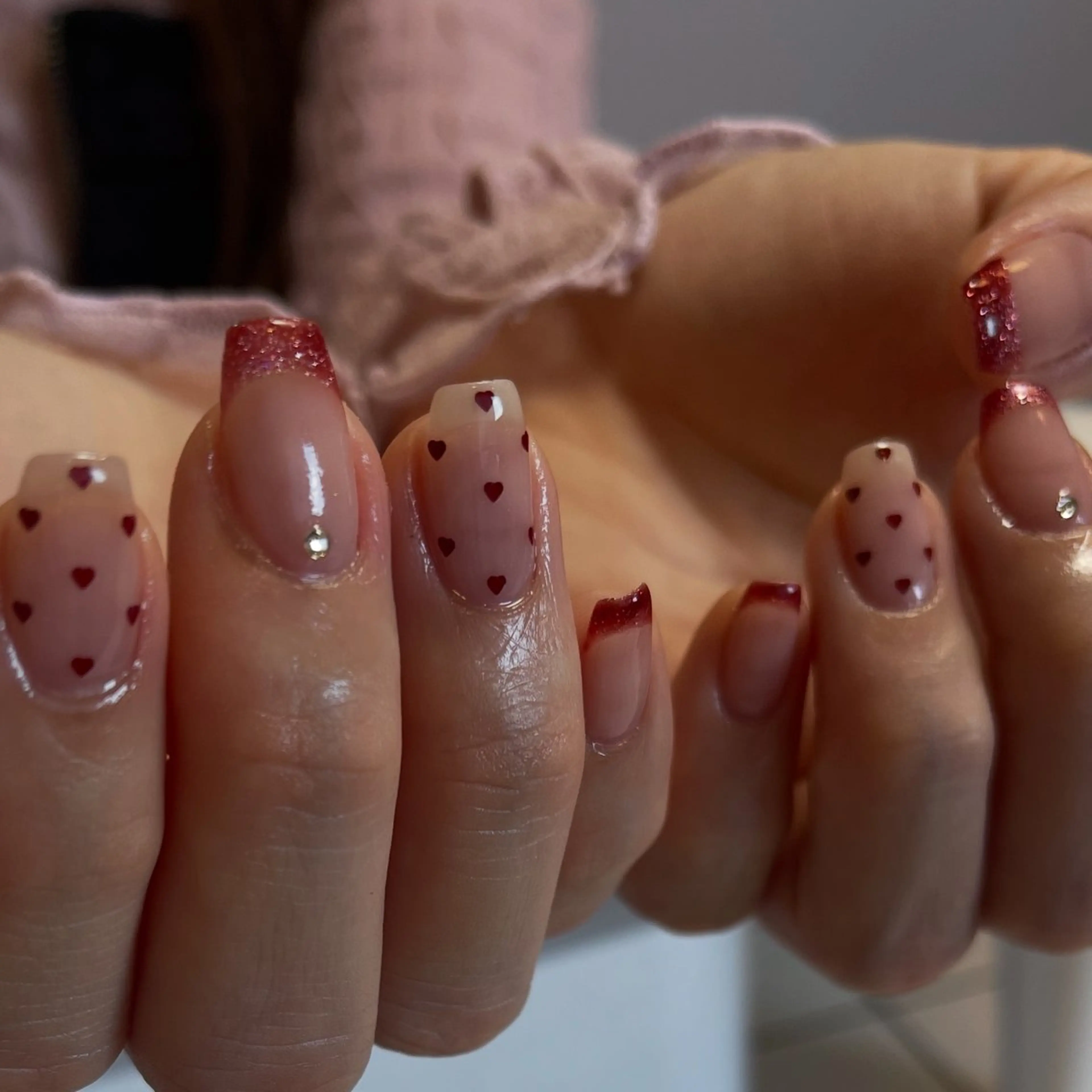 ネイル アートネイル マグネットネイル nailstudio EN／RISAのネイルデザイン