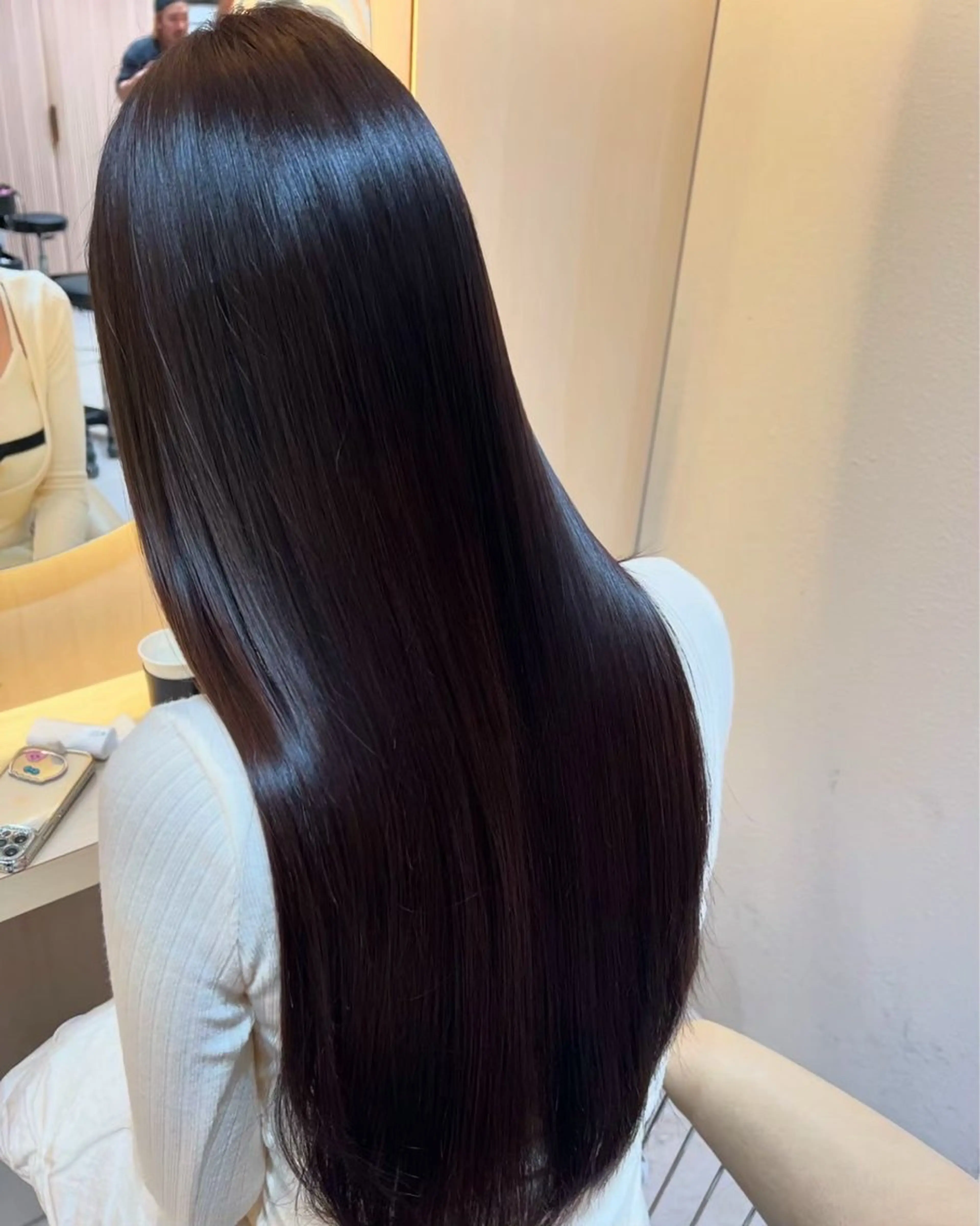 ロング 縮毛矯正 ブリーチ🌟リタッチ 🎠KANON🎡のヘアスタイル