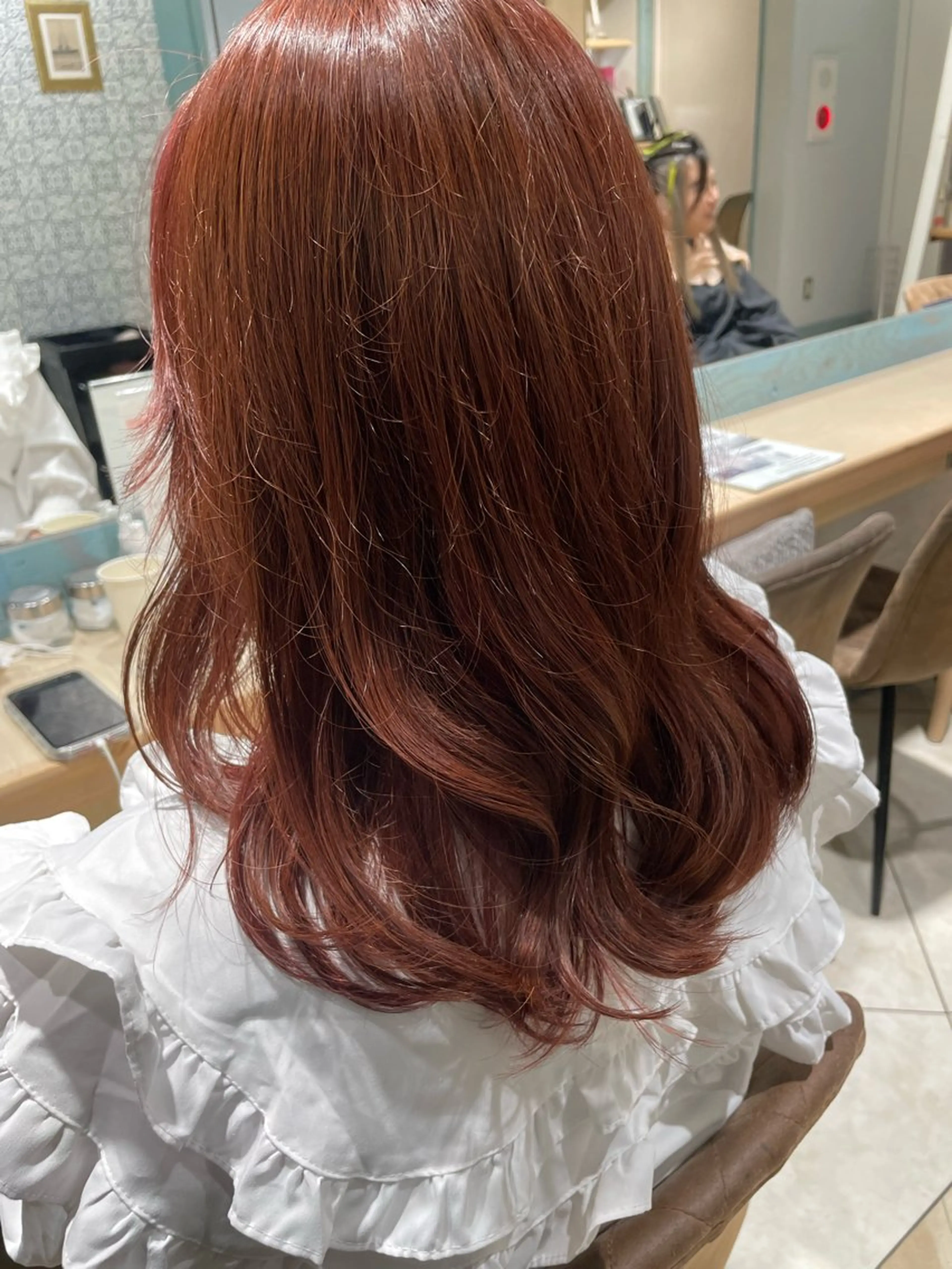 ロング 顔周り\エクステ\ 透明感カラー\まりんのヘアスタイル