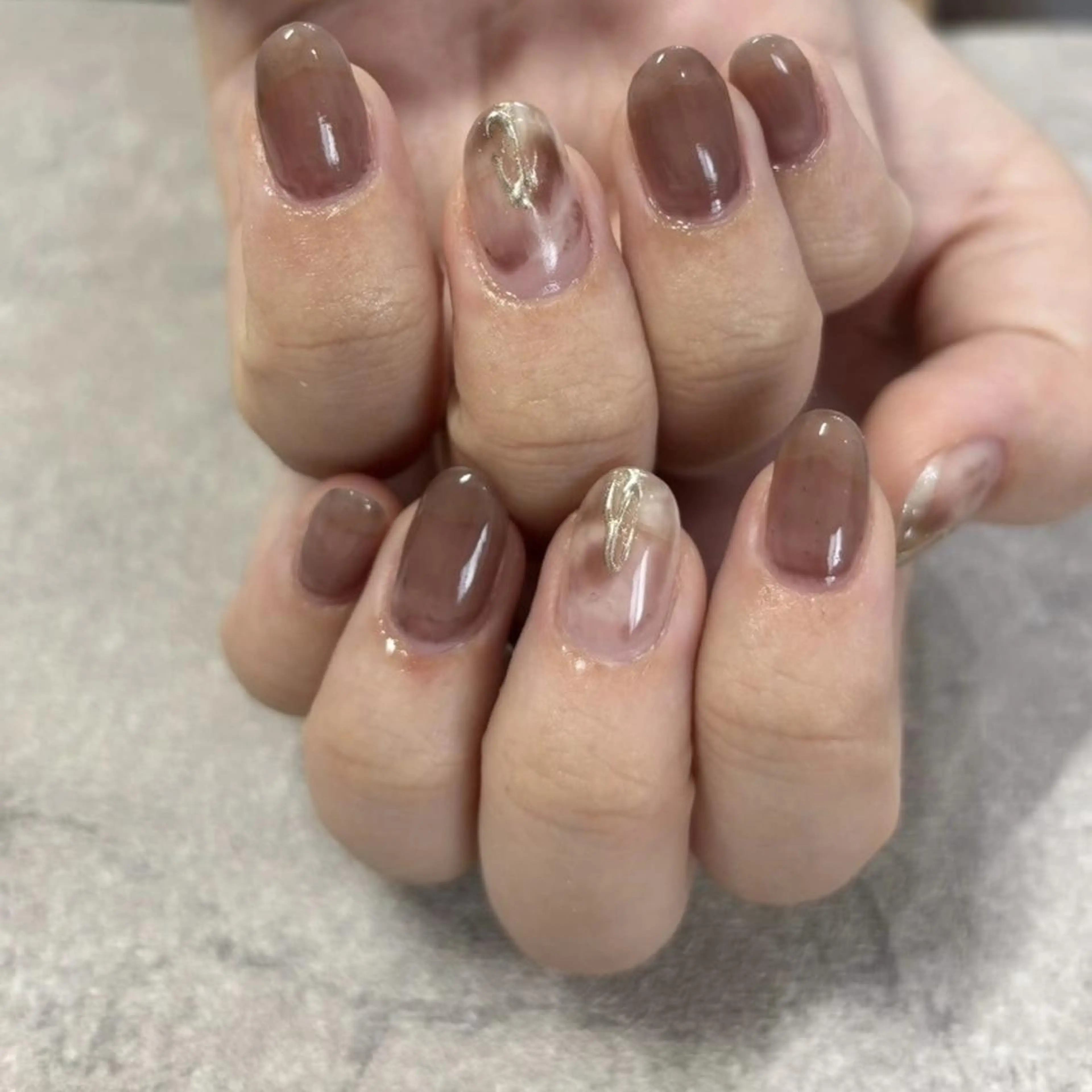 ネイル ニュアンスネイル シンプルネイル May. 昭和町のネイルデザイン