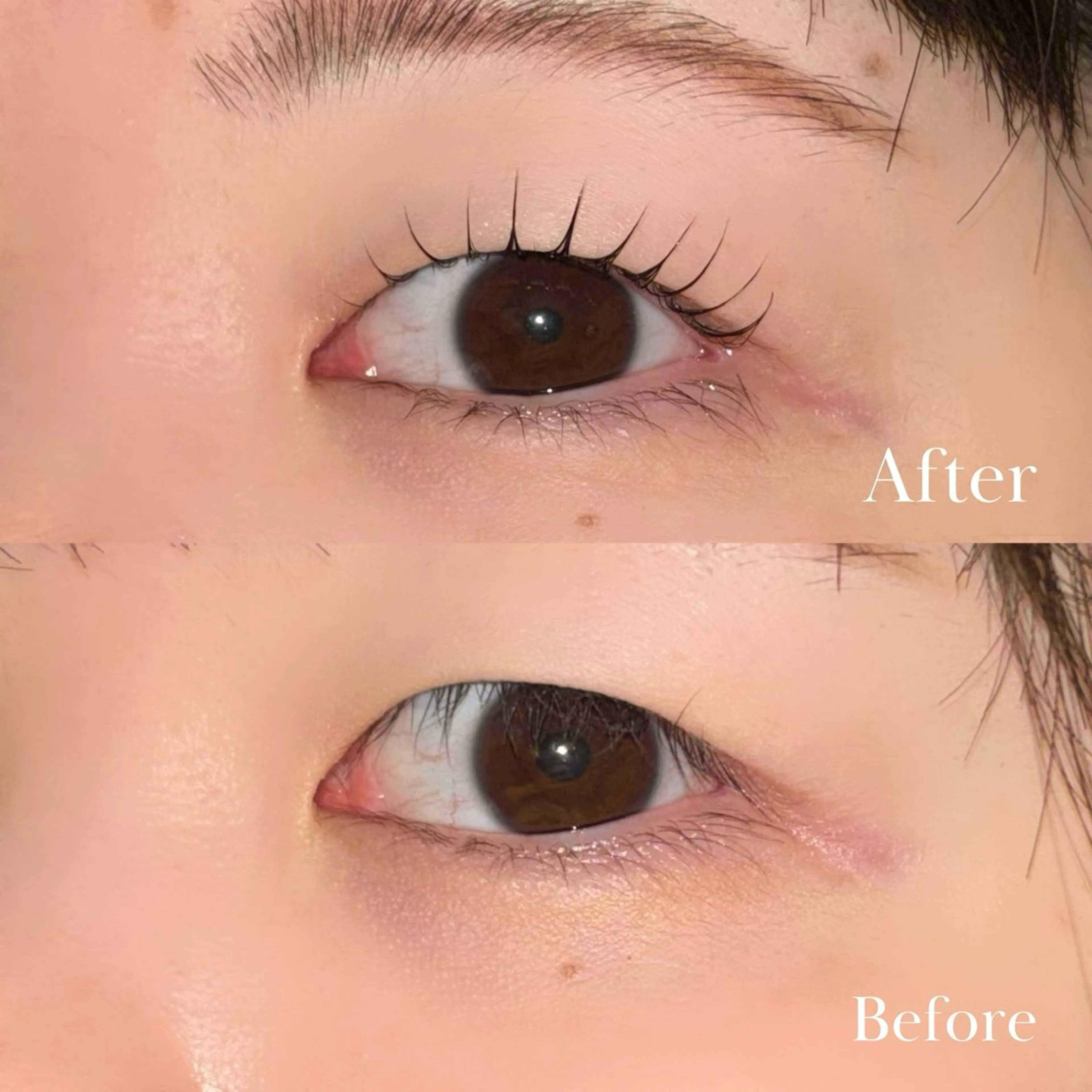 マツエク・マツパ 一重×まつ毛パーマ マツパ ヌーベルボーテ 篠塚のマツエク・マツパデザイン