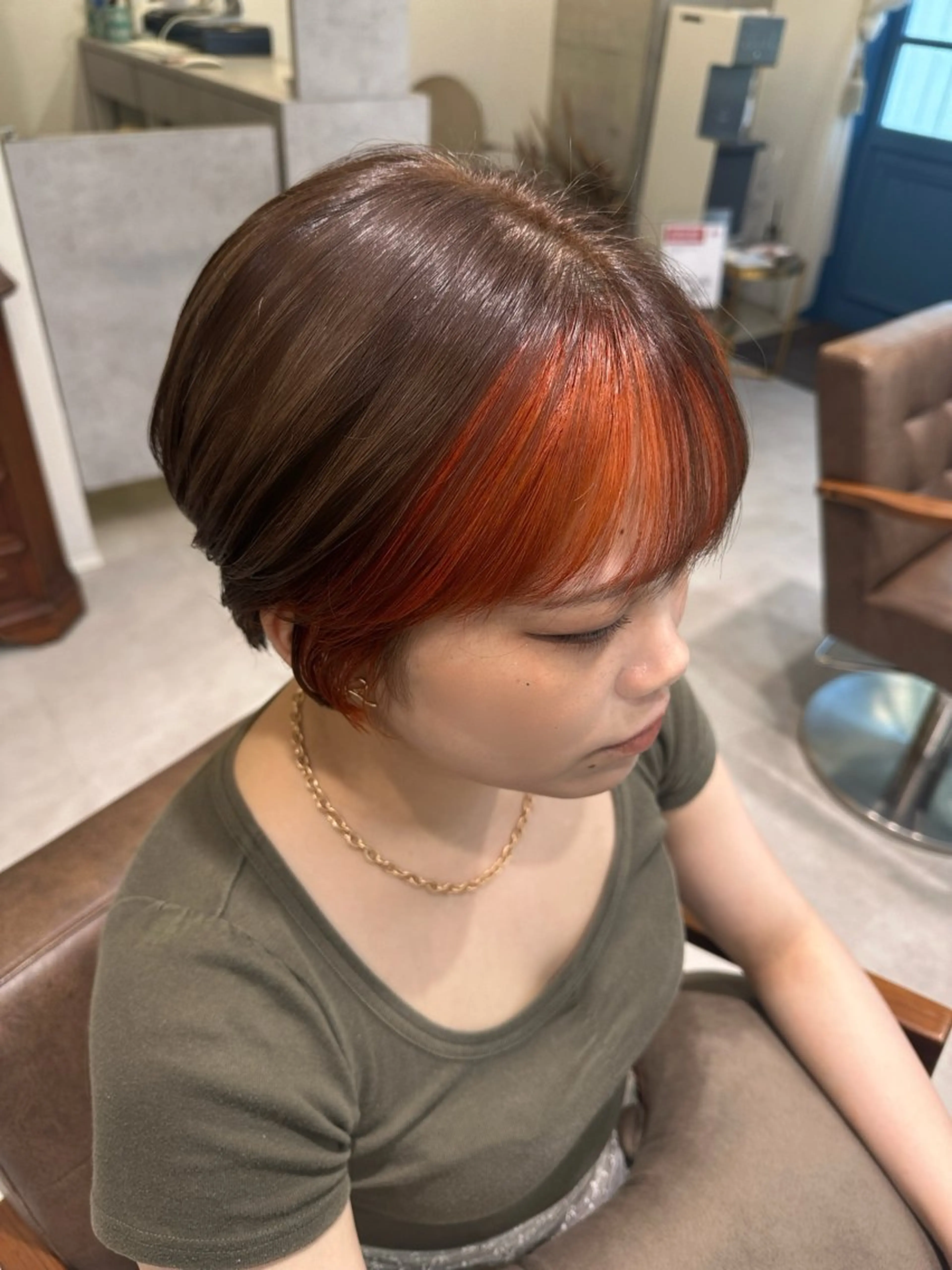 ポイントダブルカラー🩶の写真