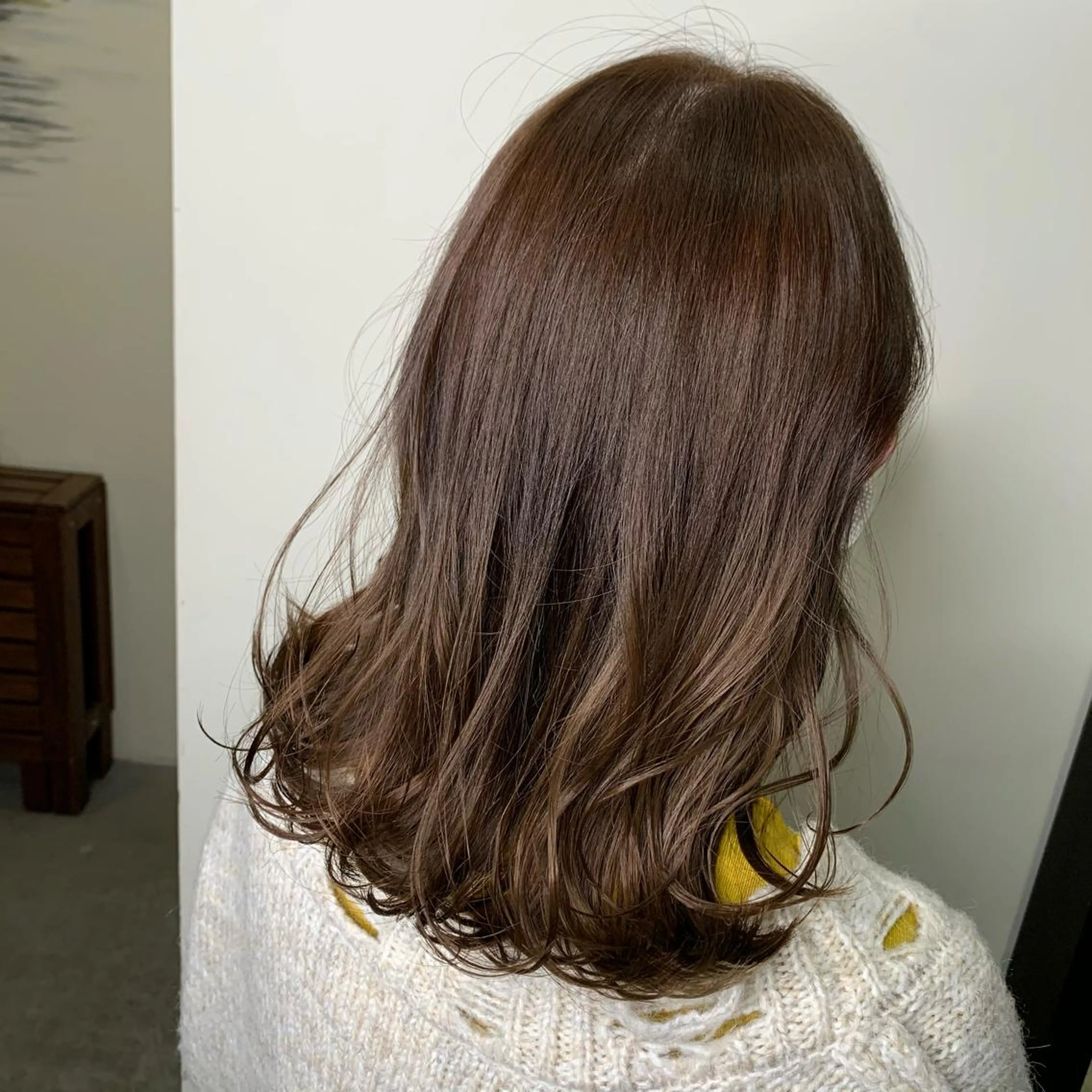 ミディアム カラー ベージュカラー ブラウンカラー ブラウンベージュ ヘアカラー トリートメント ☀️東京→岡崎☀️ ハイライト青山彪雅のヘアスタイル