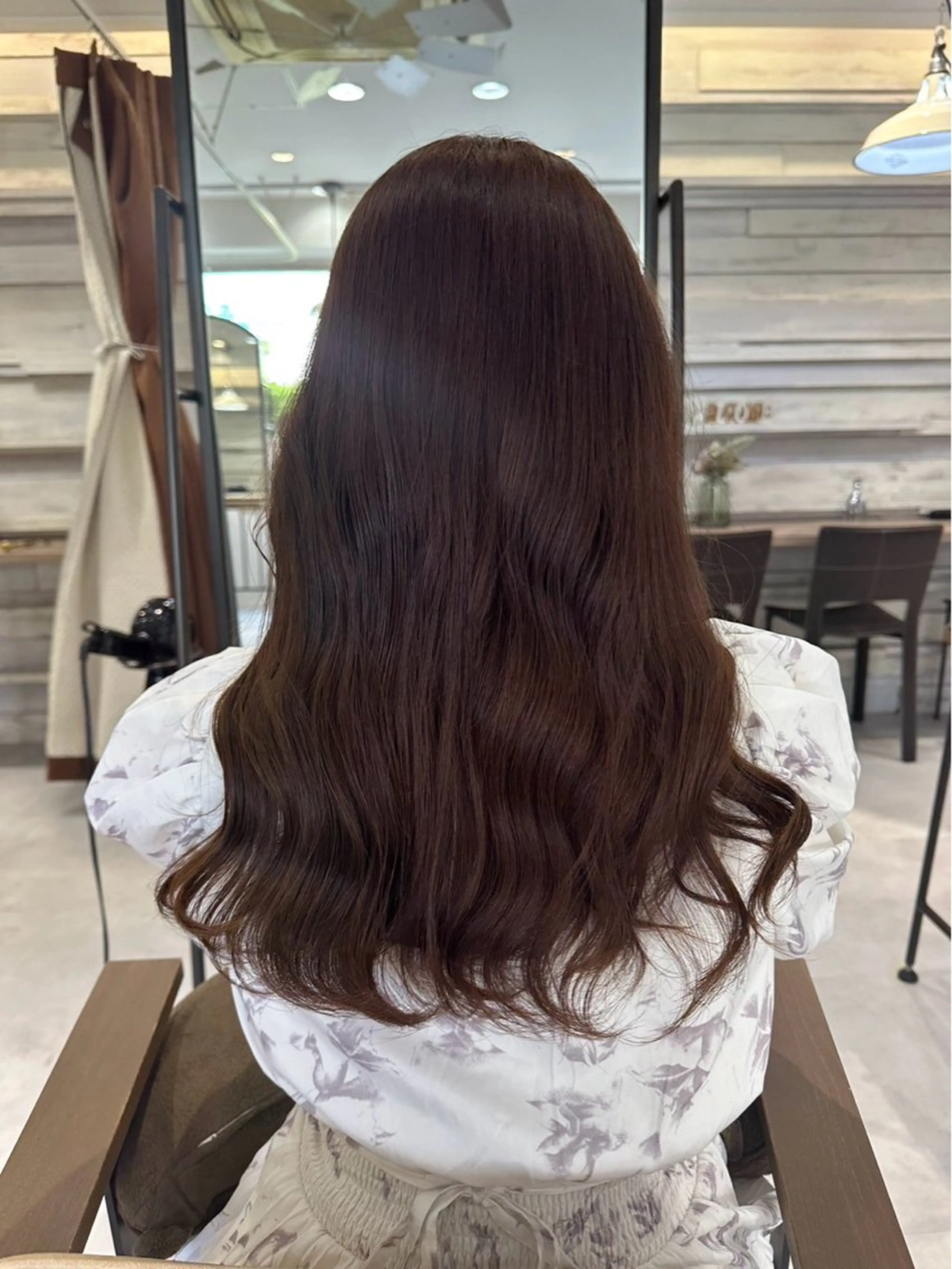 セミロング カラー ヘアカラー トリートメント デザインカラー/新百 合ヶ丘/erenaのヘアスタイル