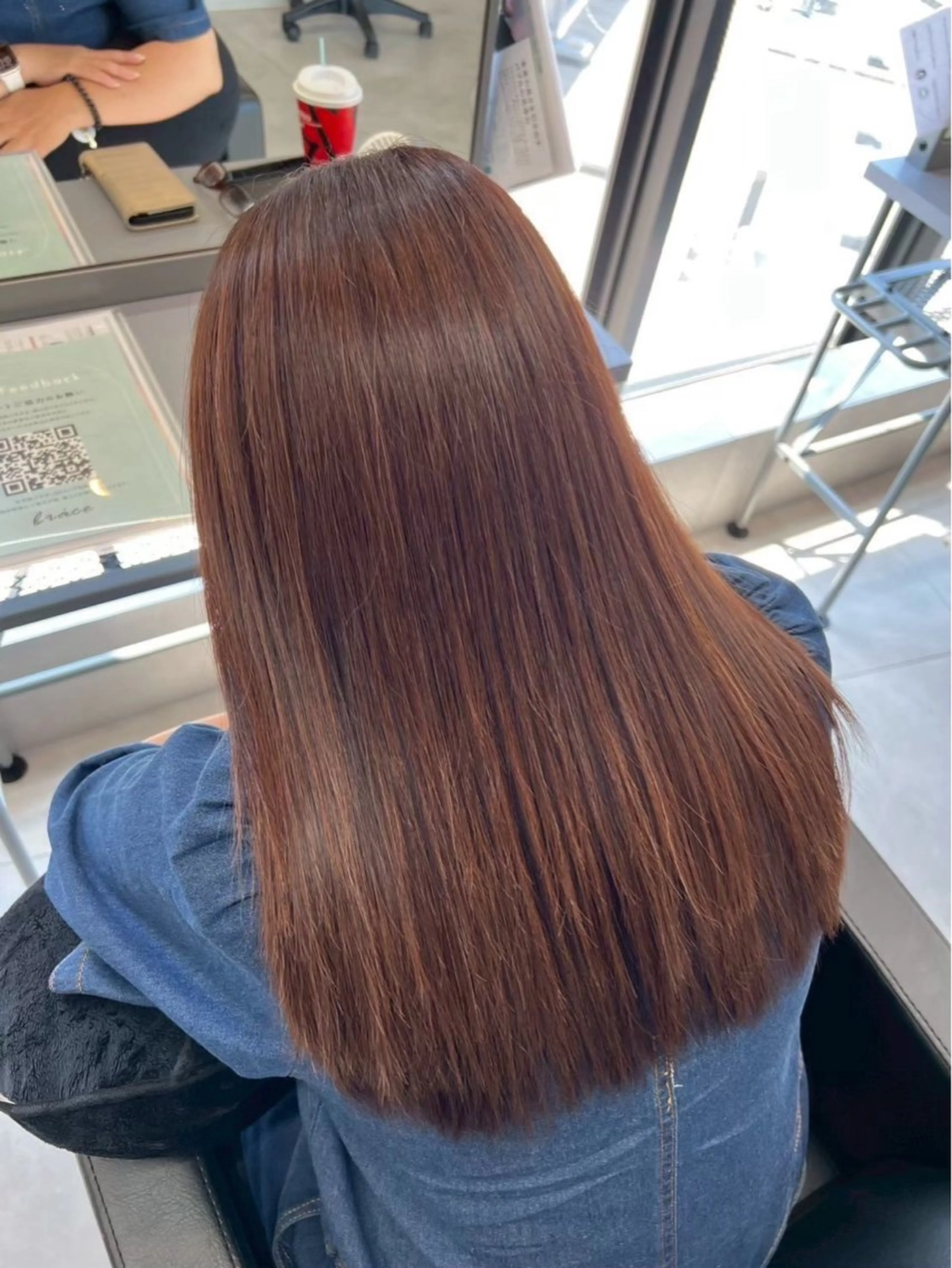 セミロング brace 小笹花純のヘアスタイル